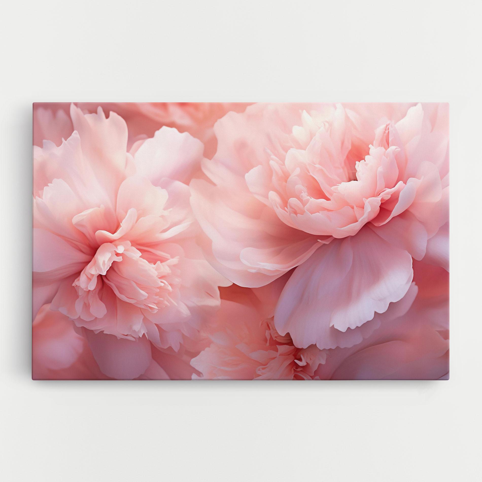 Картина на платно Close Up Dreamy Peony mockup 0