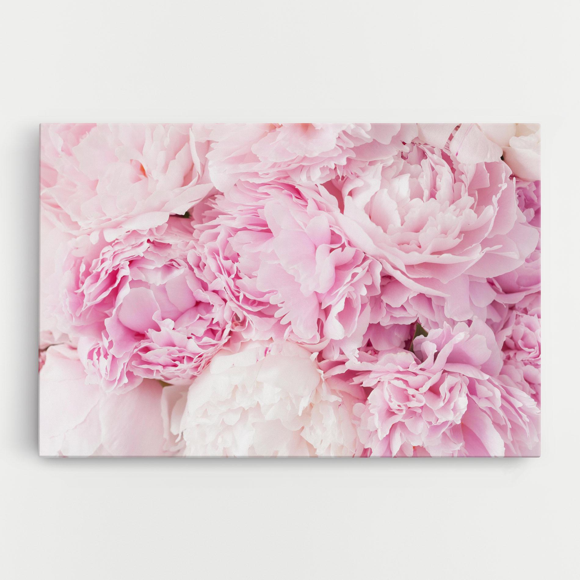 Картина на платно Dreamy Pink Pastel Peony mockup 0