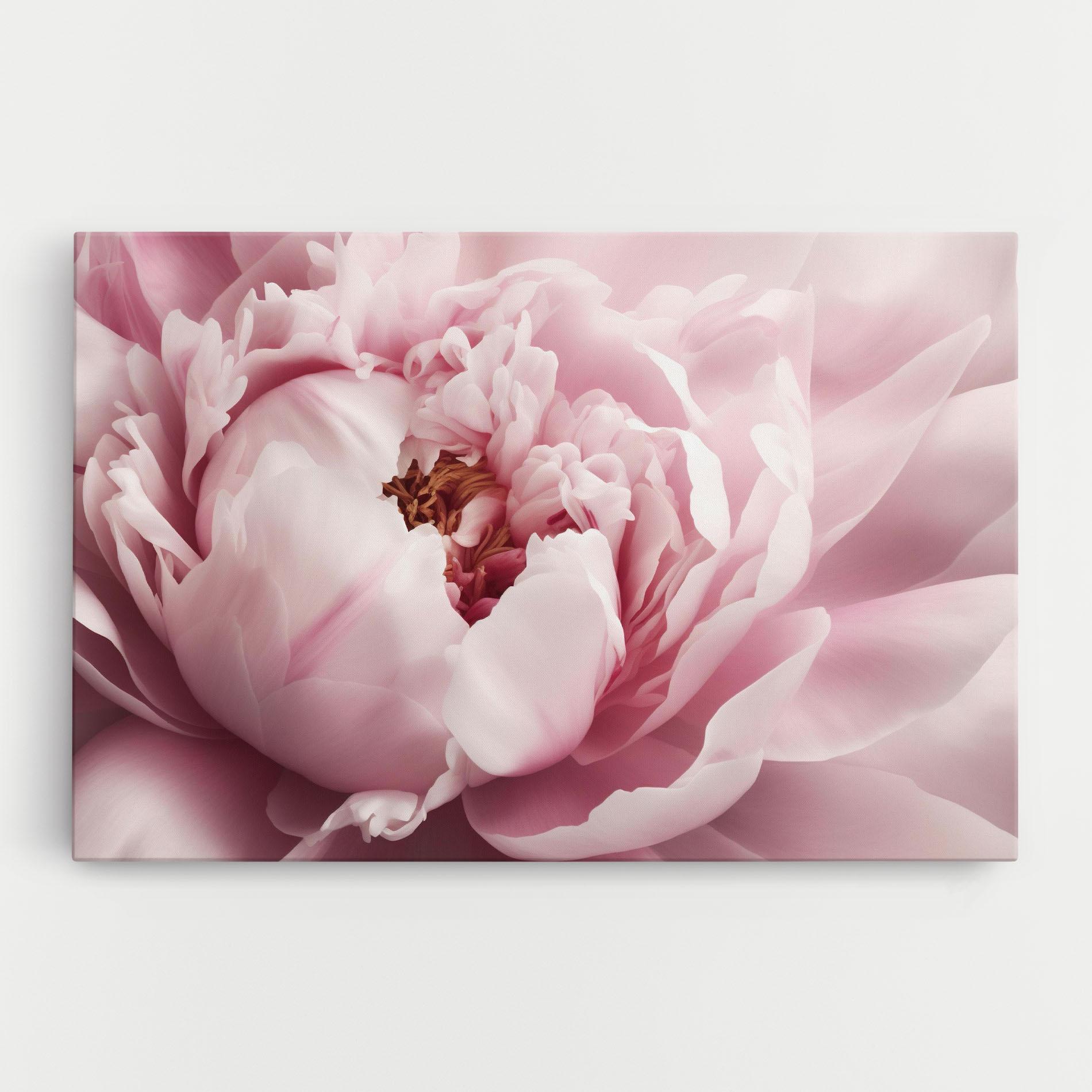 Картина на платно Pastel Peony Petals mockup 0