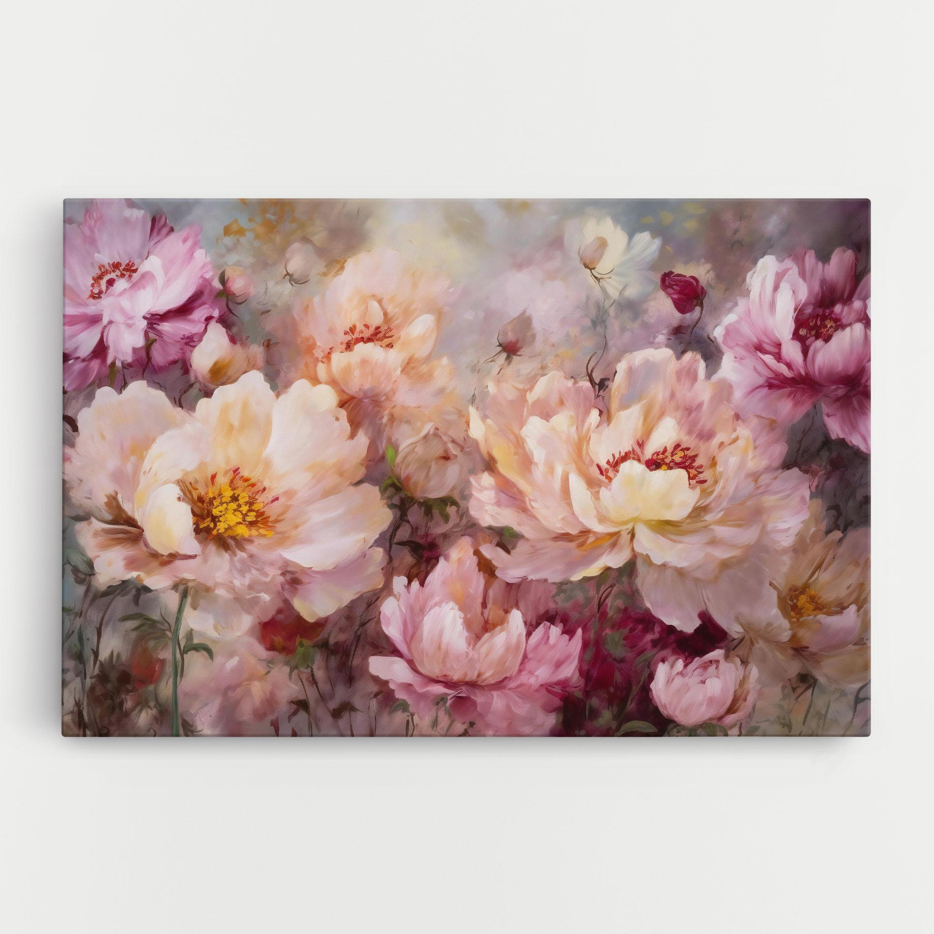 Картина на платно Peony Painting Art mockup 0