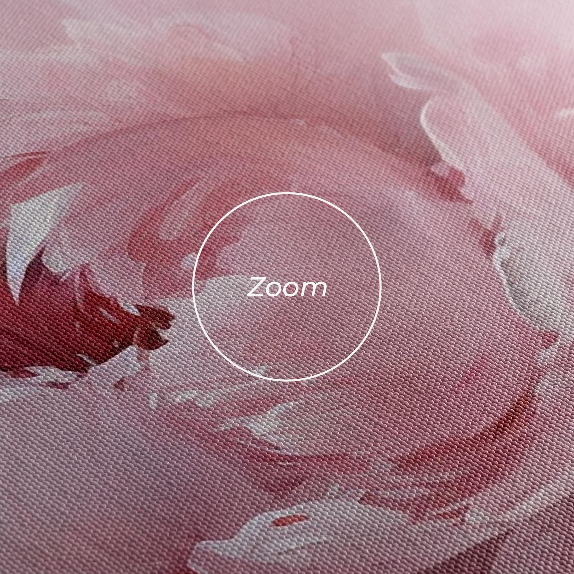 Картина на платно Dreamy Painting Peony mockup 3