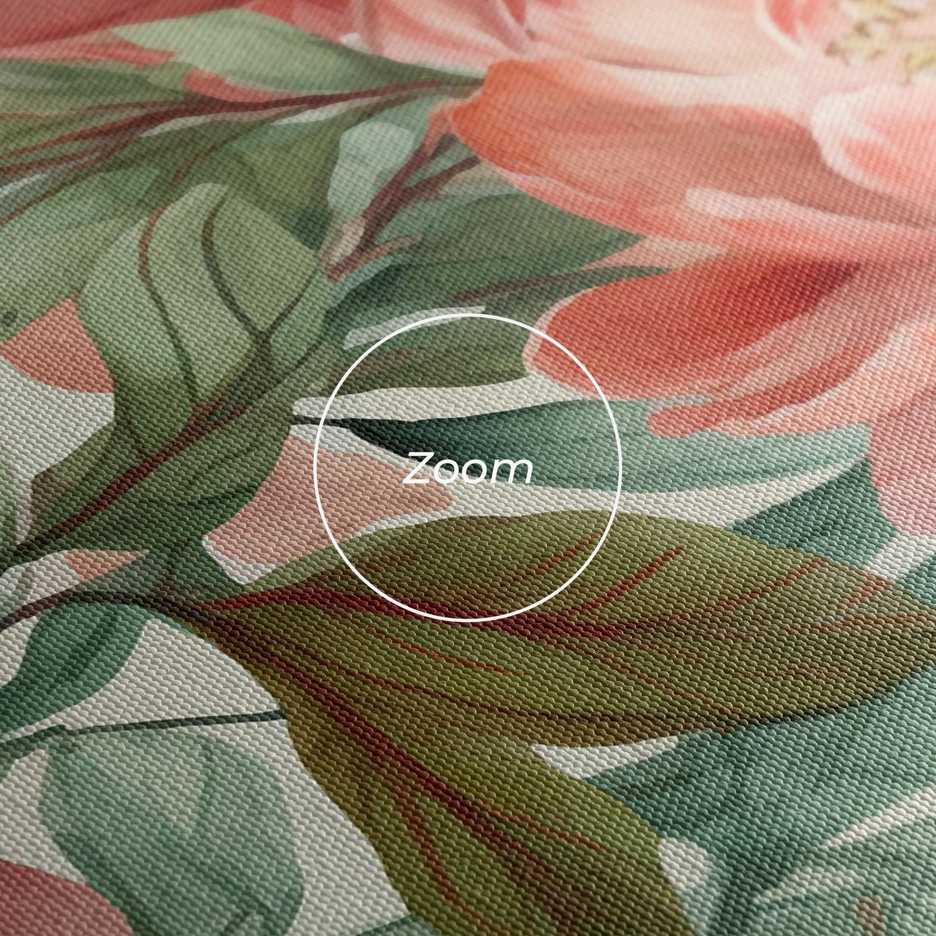 Картина на платно Light Red Peony mockup 3