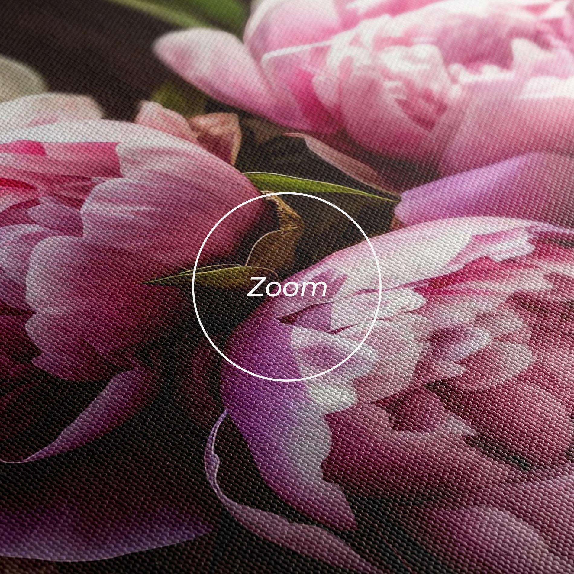 Картина на платно Peonies On The Table mockup 3