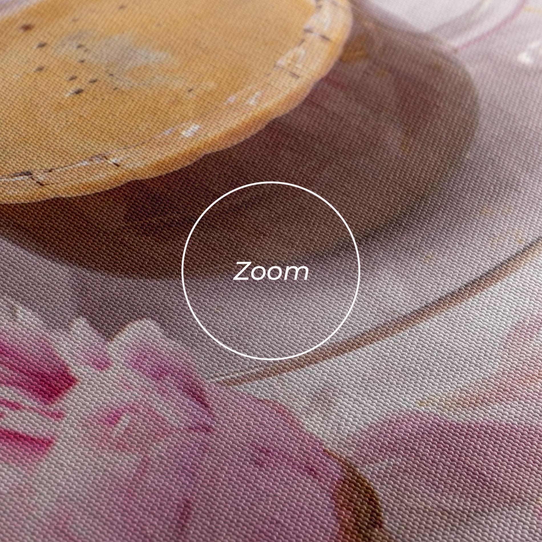 Картина на платно Peony And Coffee mockup 3