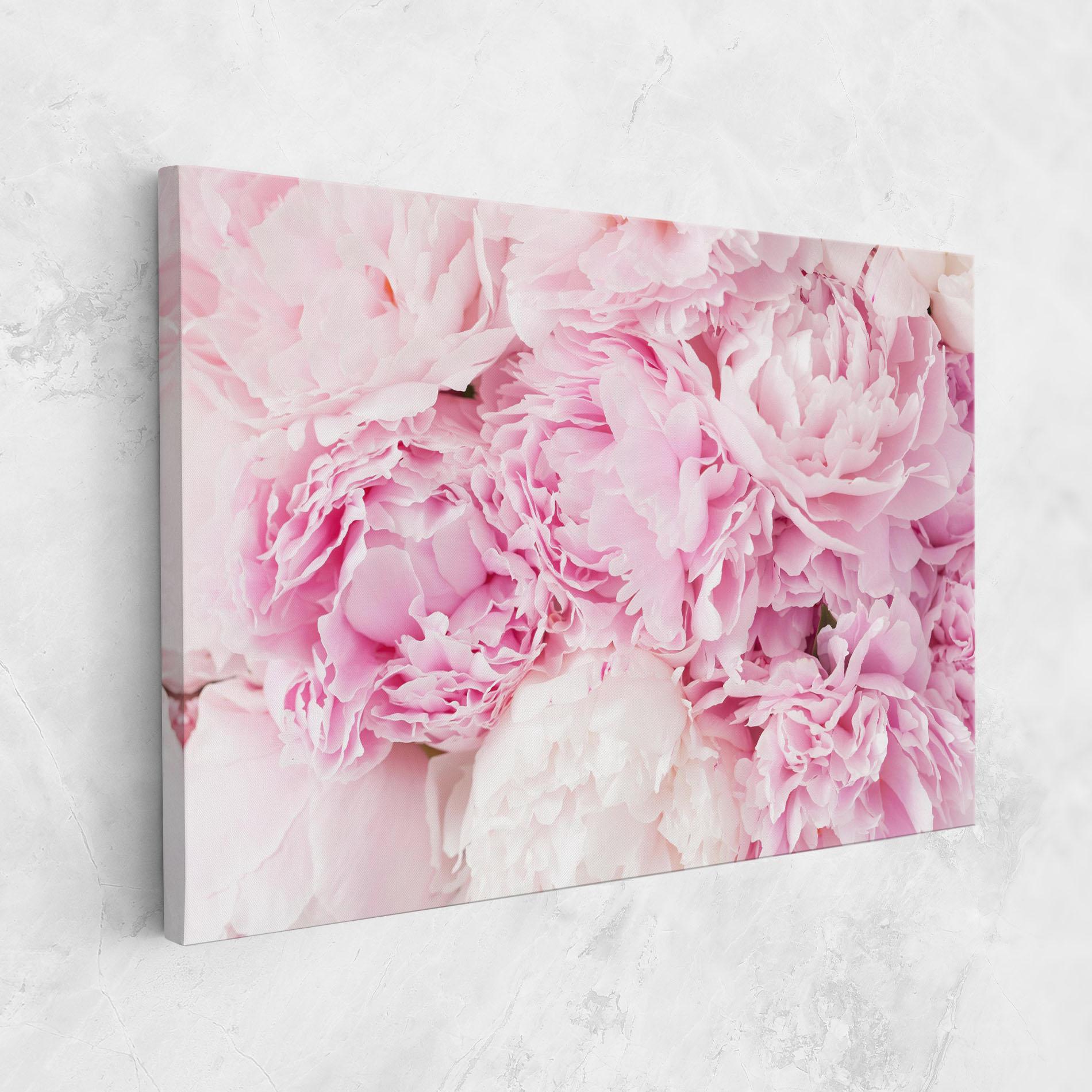 Картина на платно Dreamy Pink Pastel Peony mockup 1