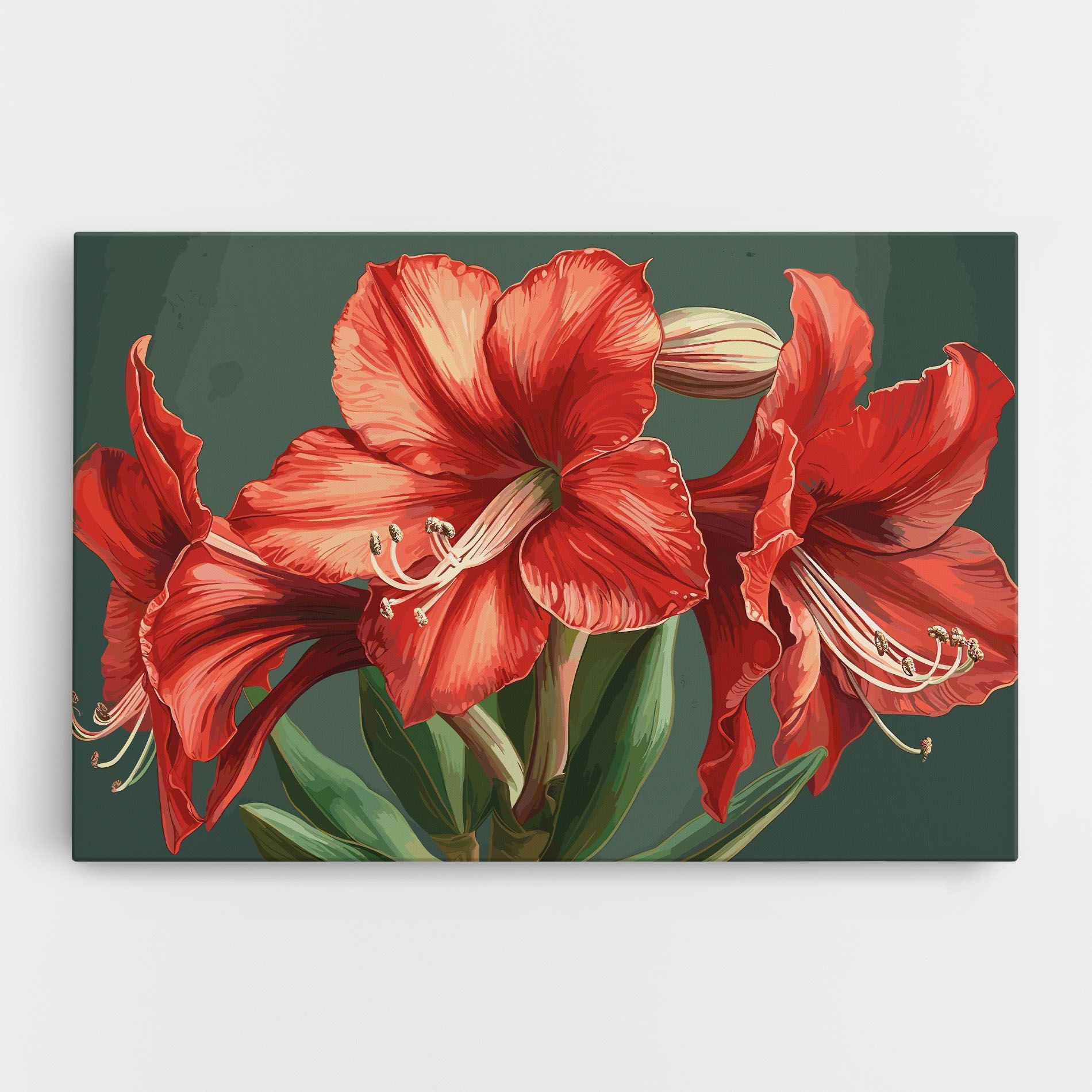 Lily Orange Art mockup 0