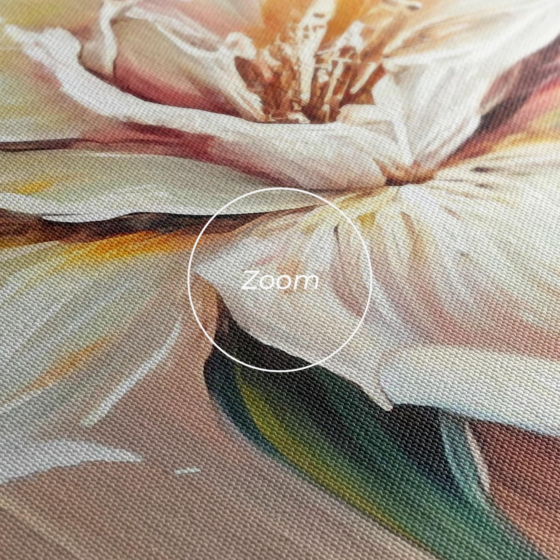 Картина на платно Abstract Lily Painting mockup 3