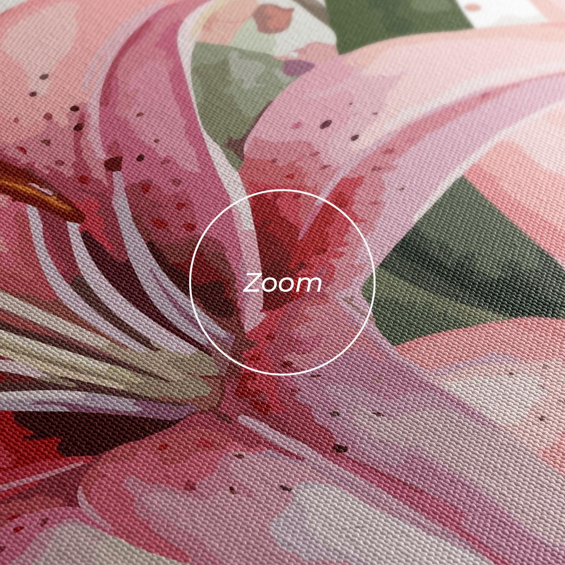 Картина на платно Beautiful Pink Lily mockup 3