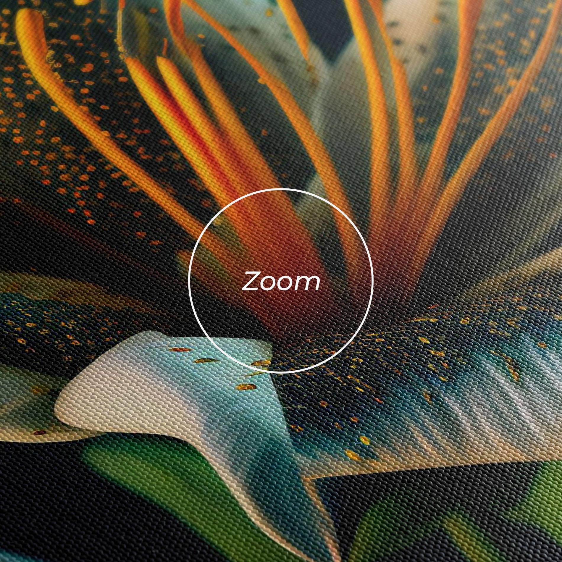 Картина на платно Blue Grey Lily mockup 3