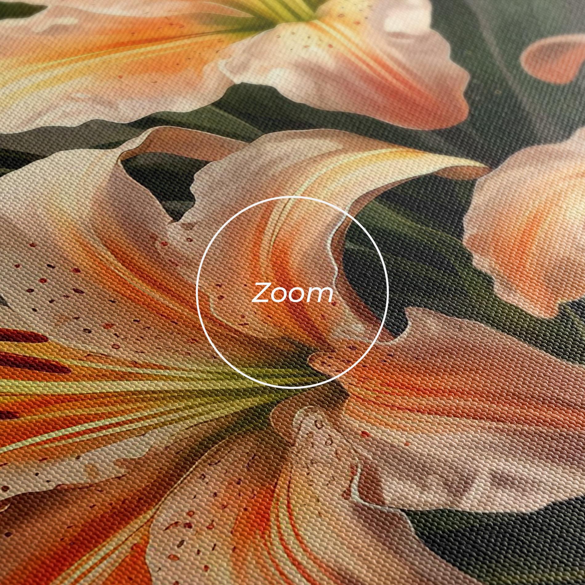 Картина на платно Light Orange Lily mockup 3