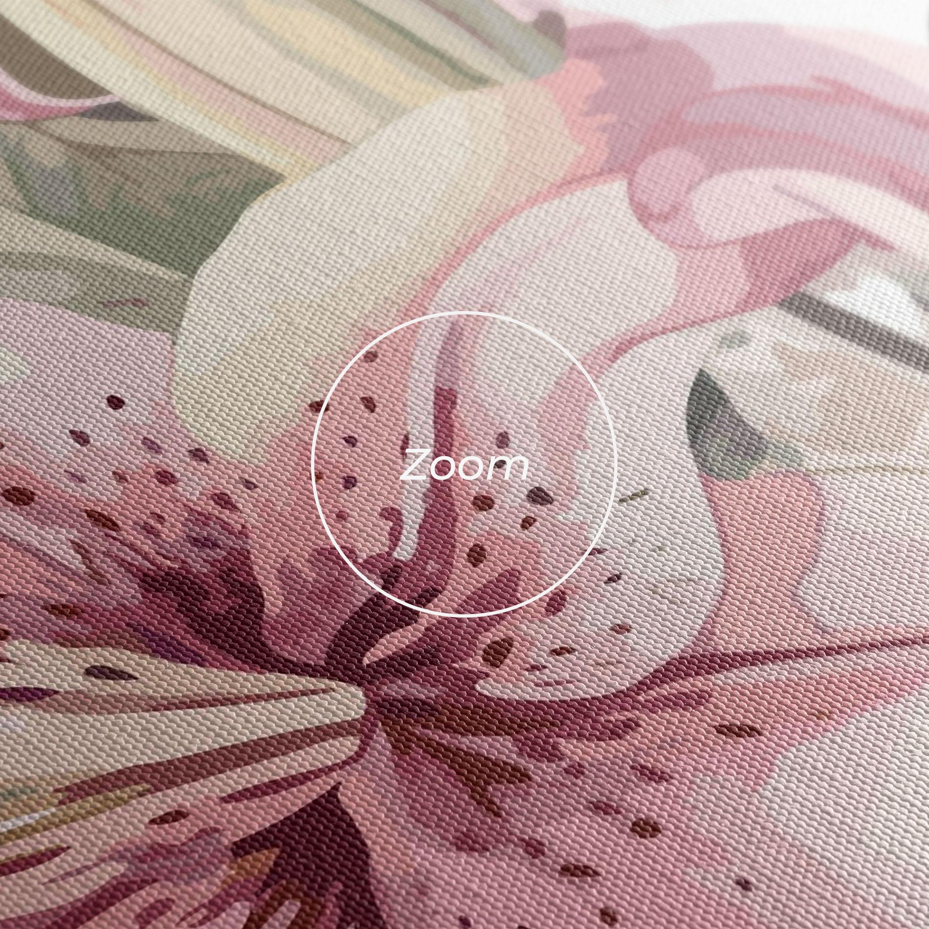 Картина на платно Light Pink Lily Art mockup 3