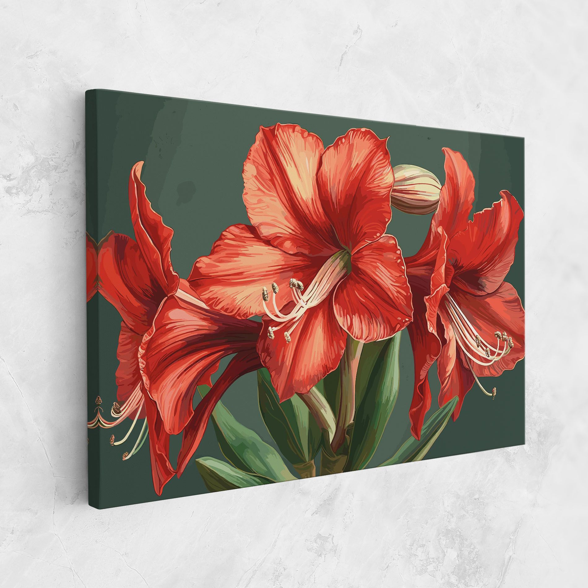 Lily Orange Art mockup 1