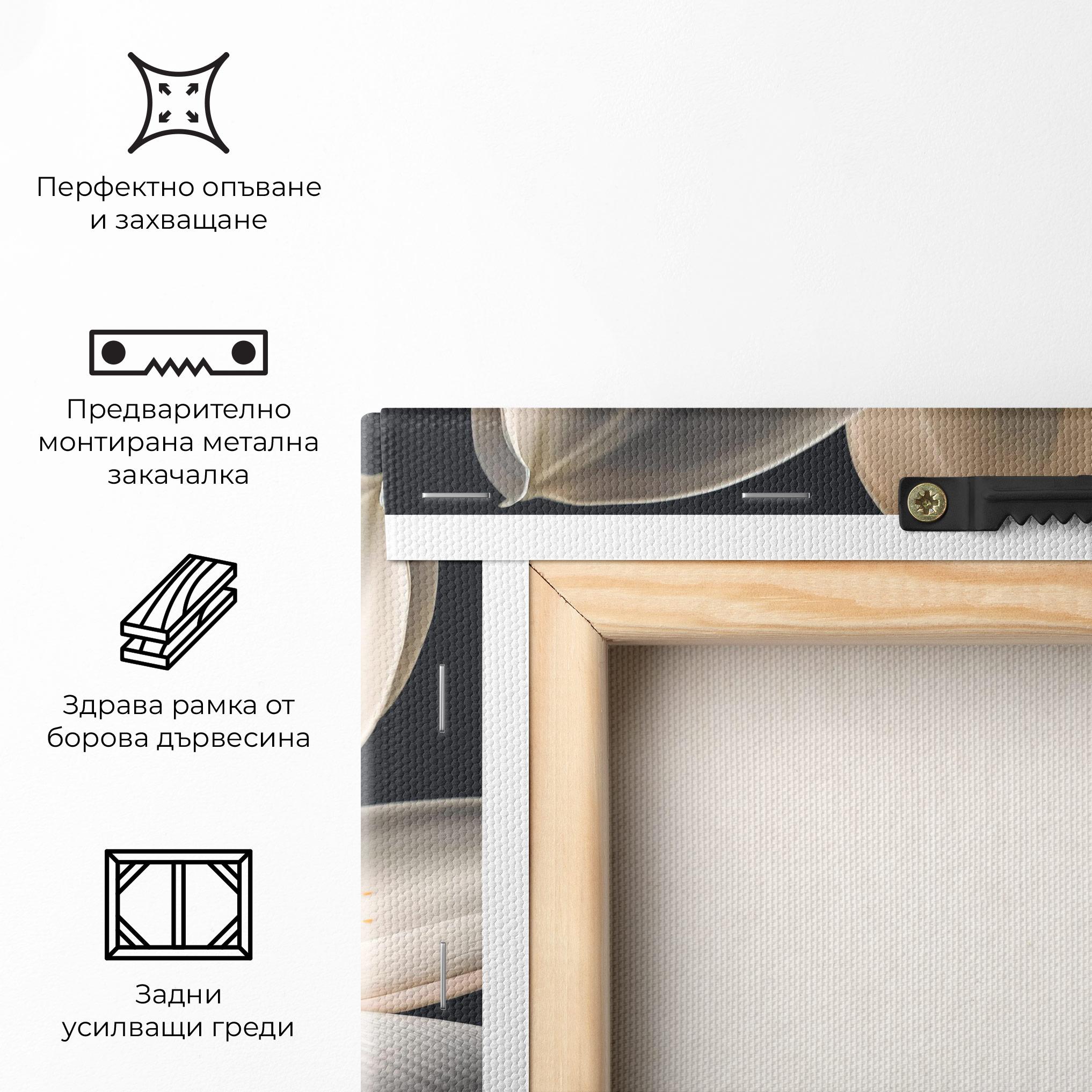 Картина на платно Big Lily View mockup 5