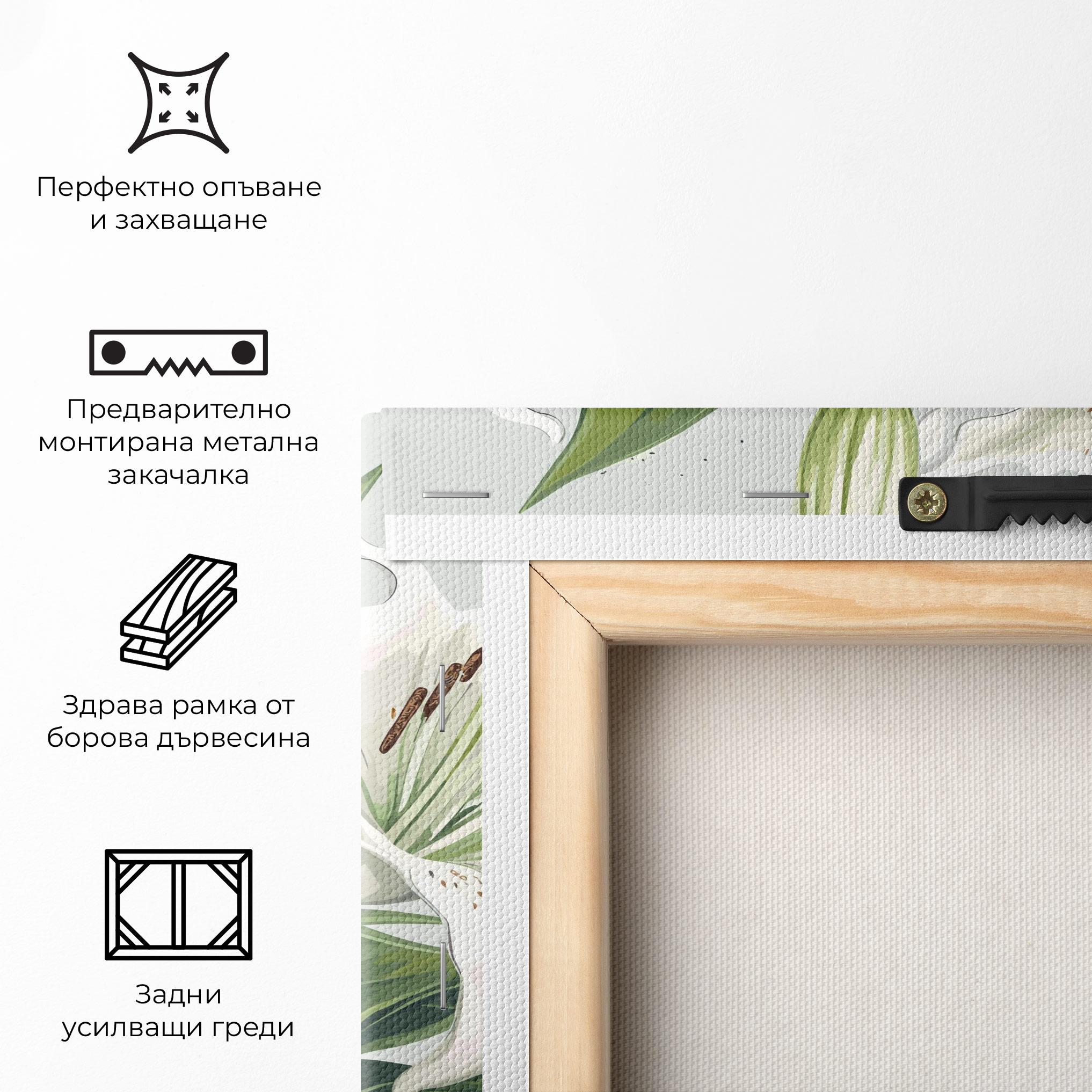 Картина на платно Light Lily Art mockup 5