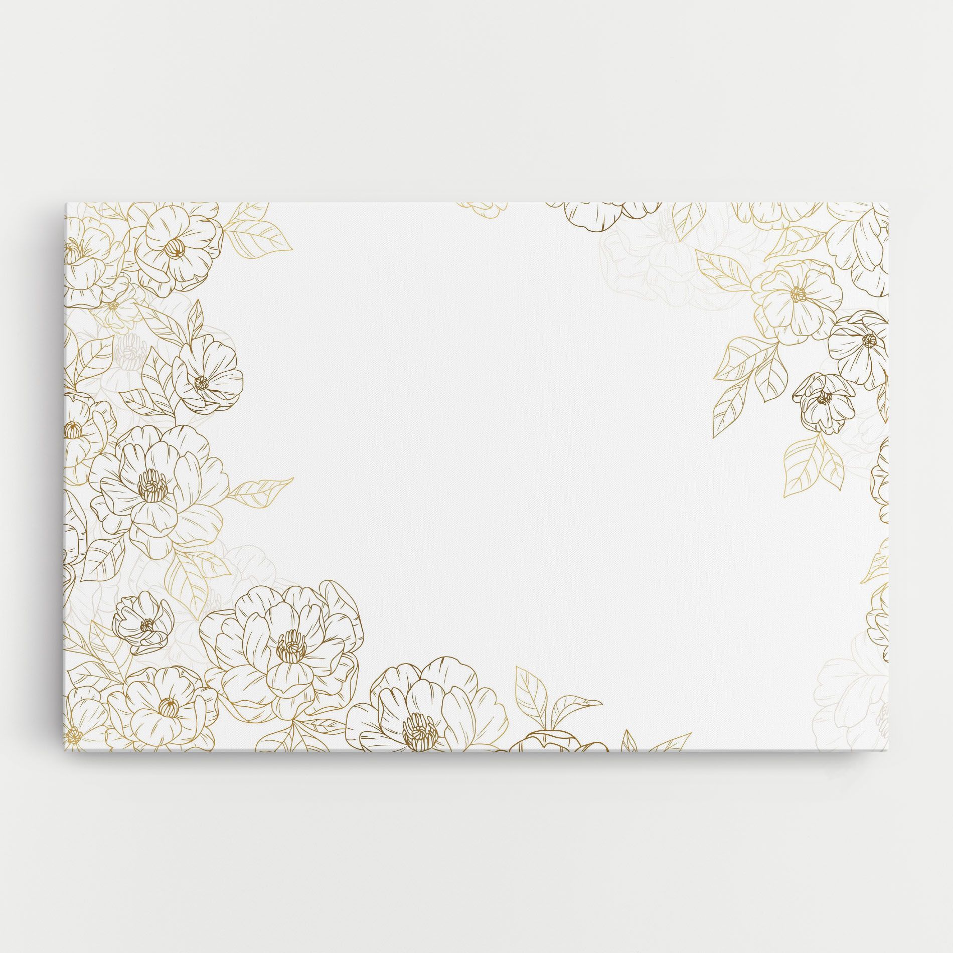 Flower Gold Line mockup 0