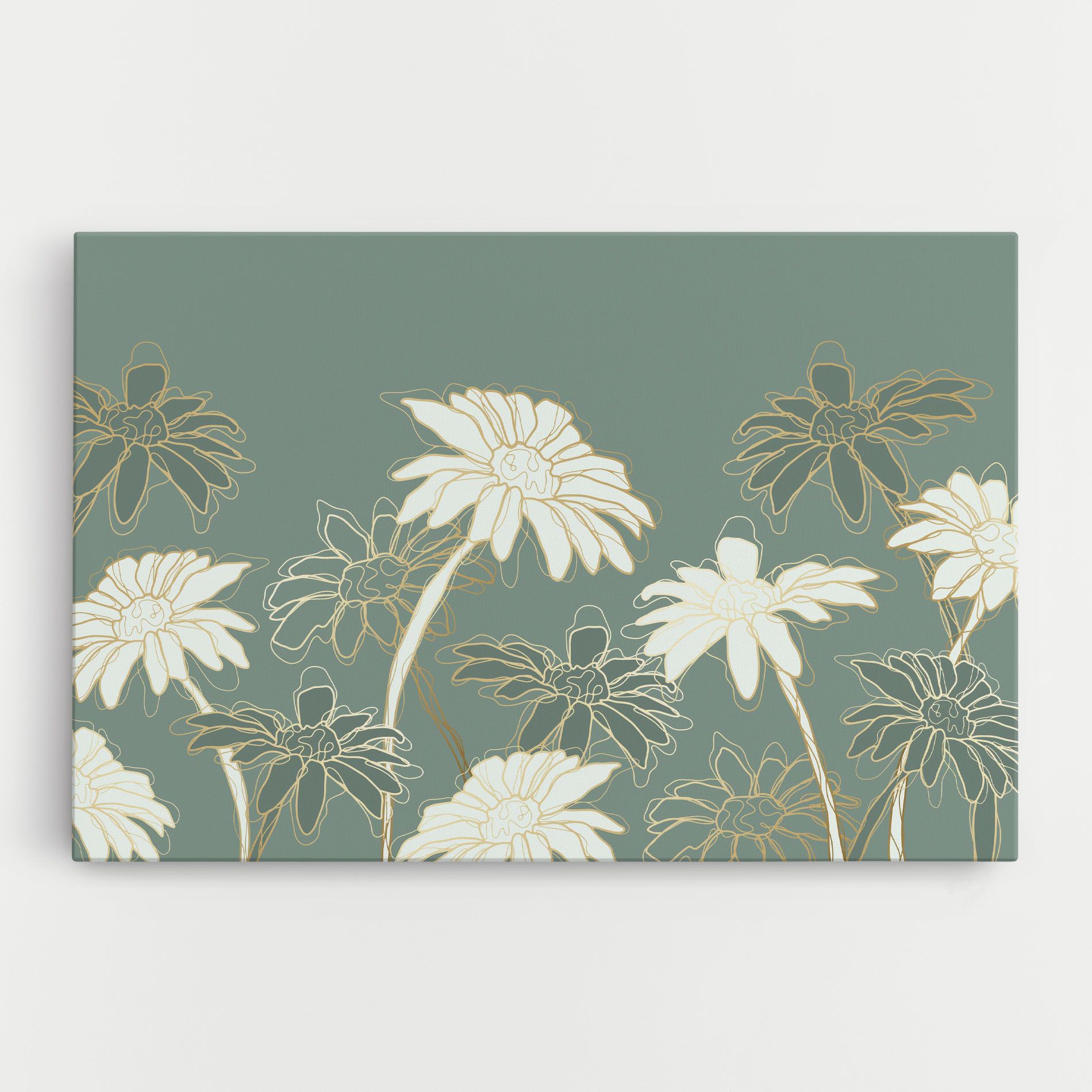 Gold Green Line mockup 0