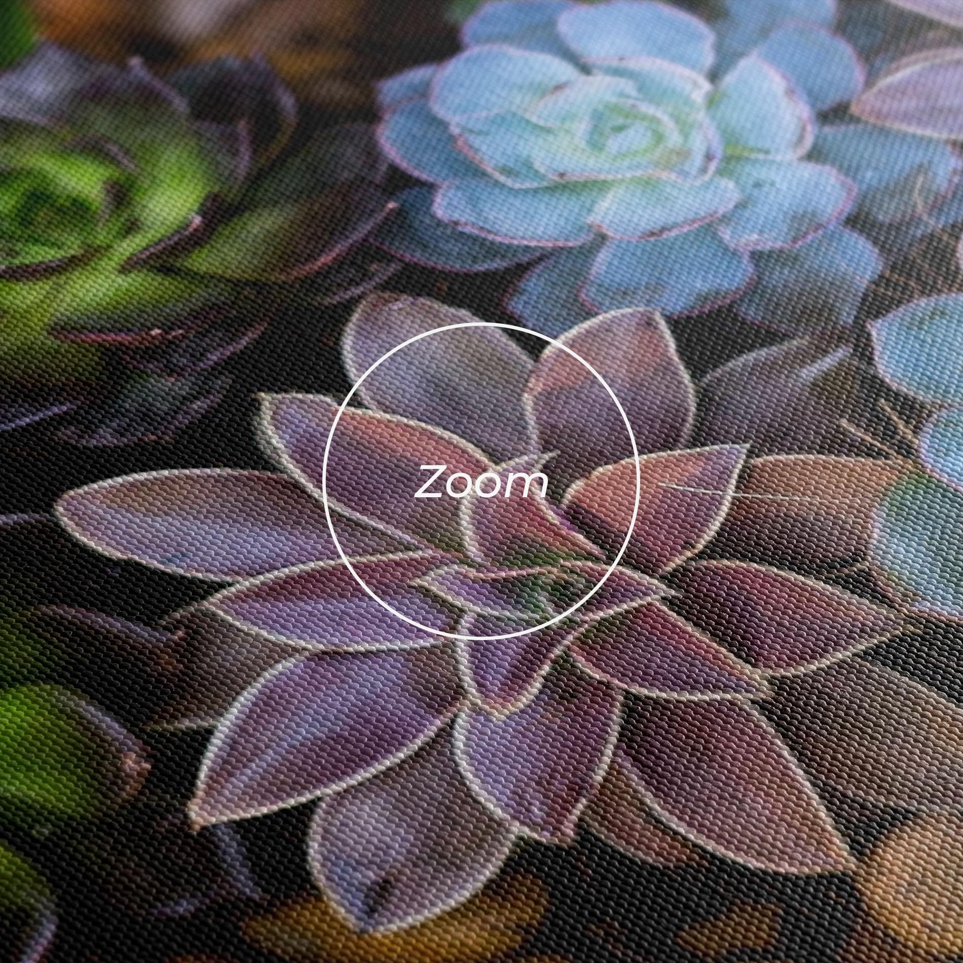 Картина на платно Colorful Flowers mockup 3