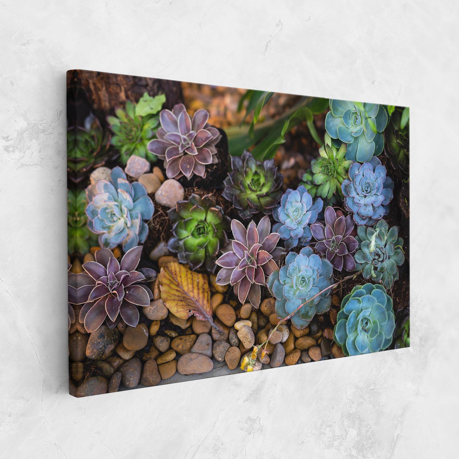 Картина на платно Colorful Flowers mockup 1