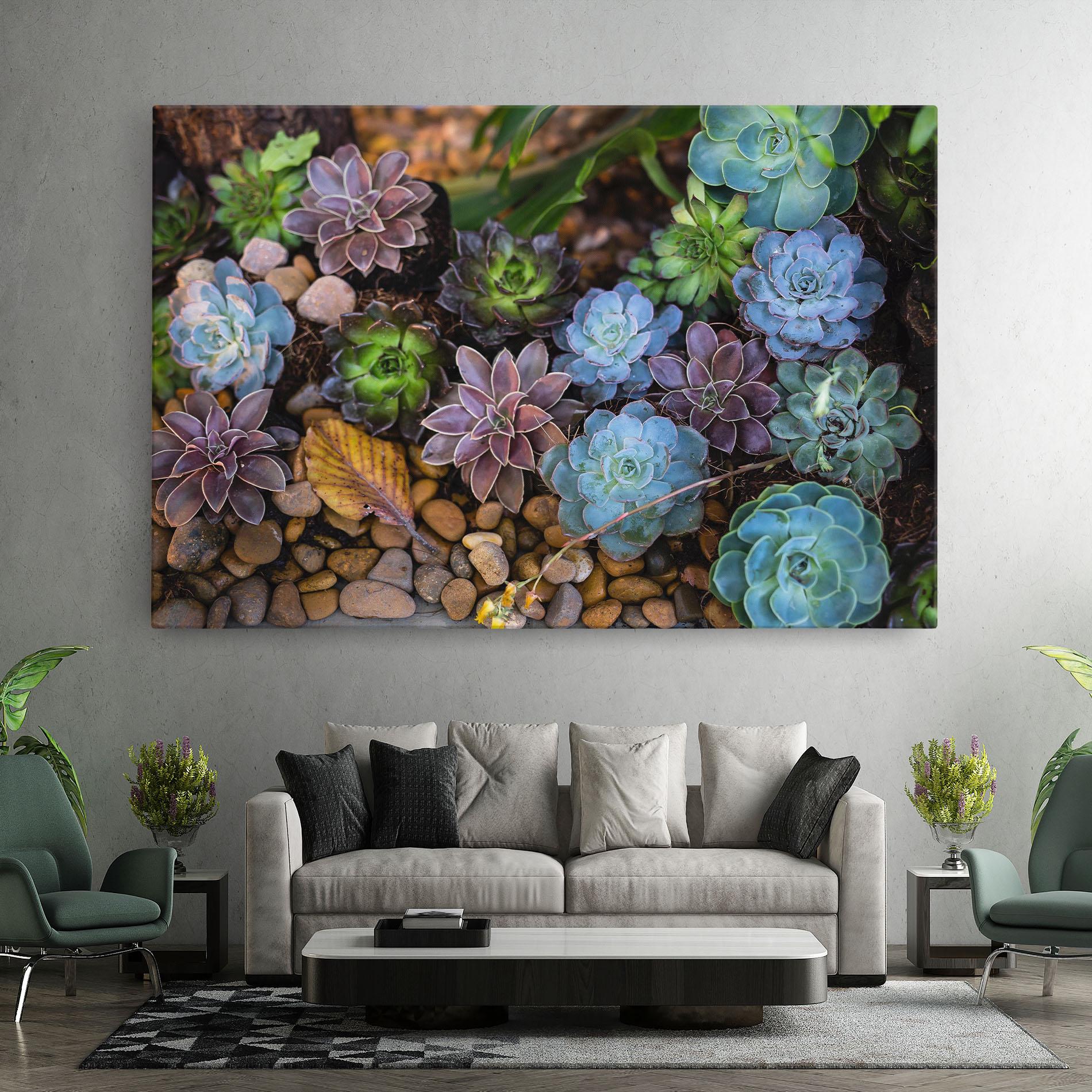 Картина на платно Colorful Flowers mockup 7