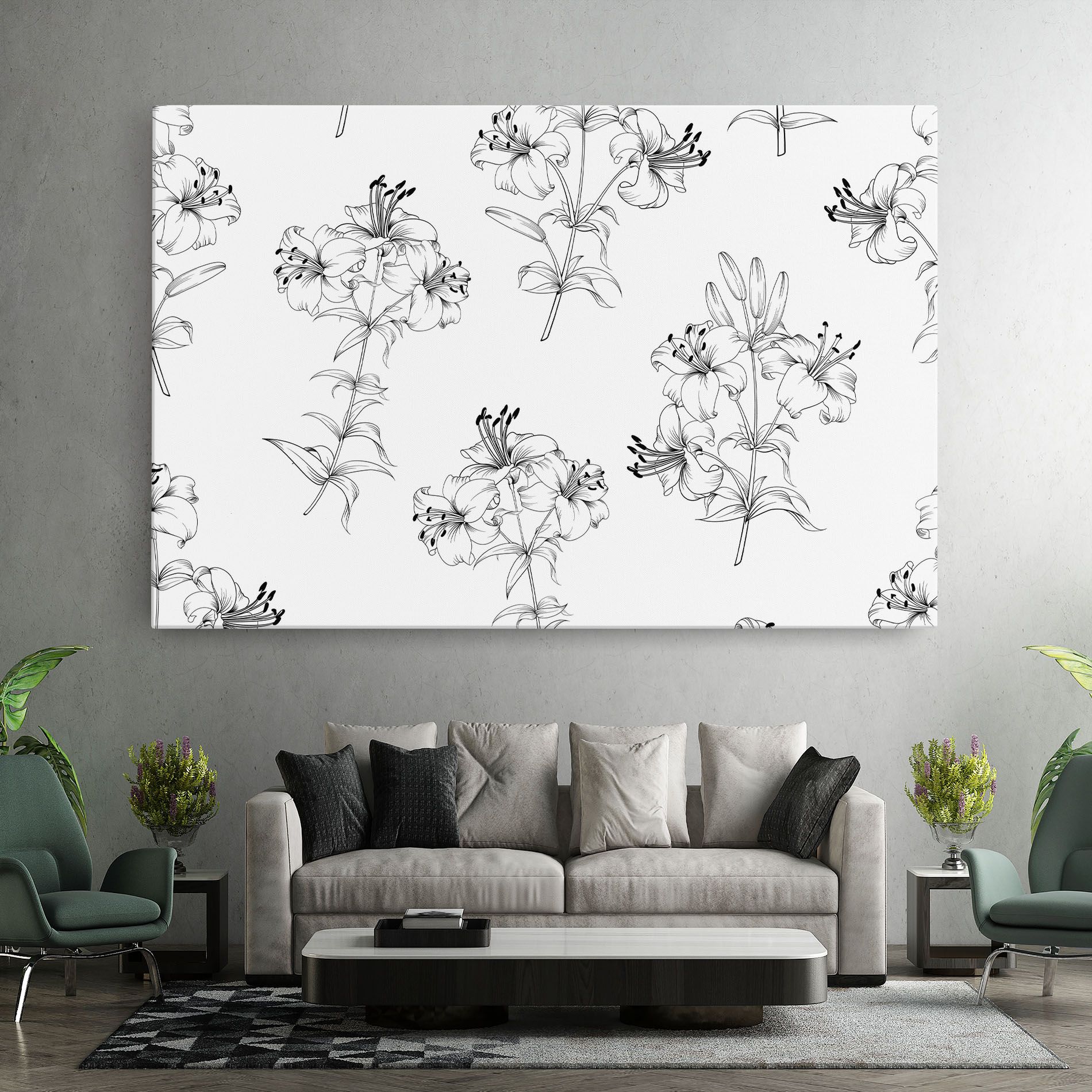 Flower Pattern mockup 7
