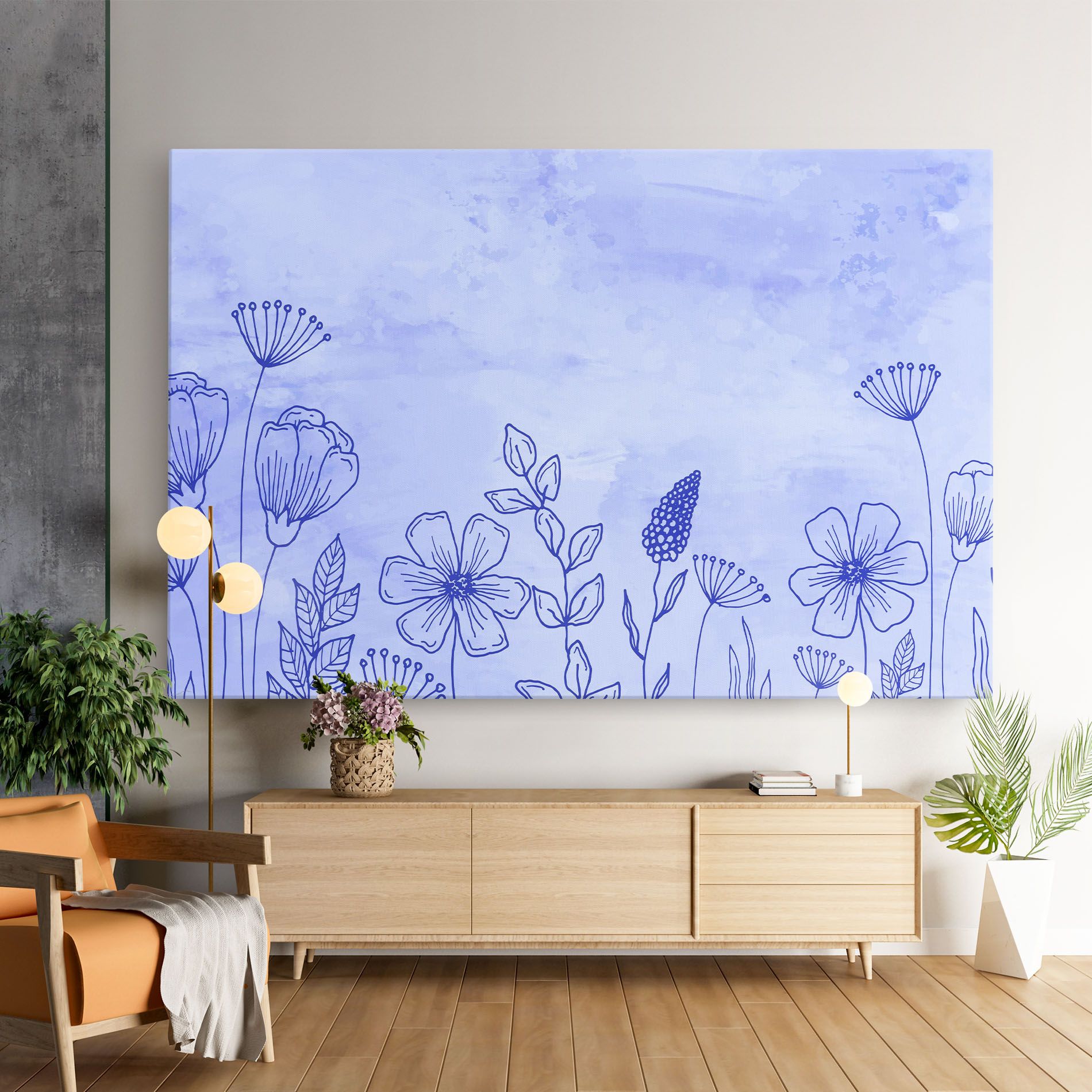 Blue Line Plant mockup 9