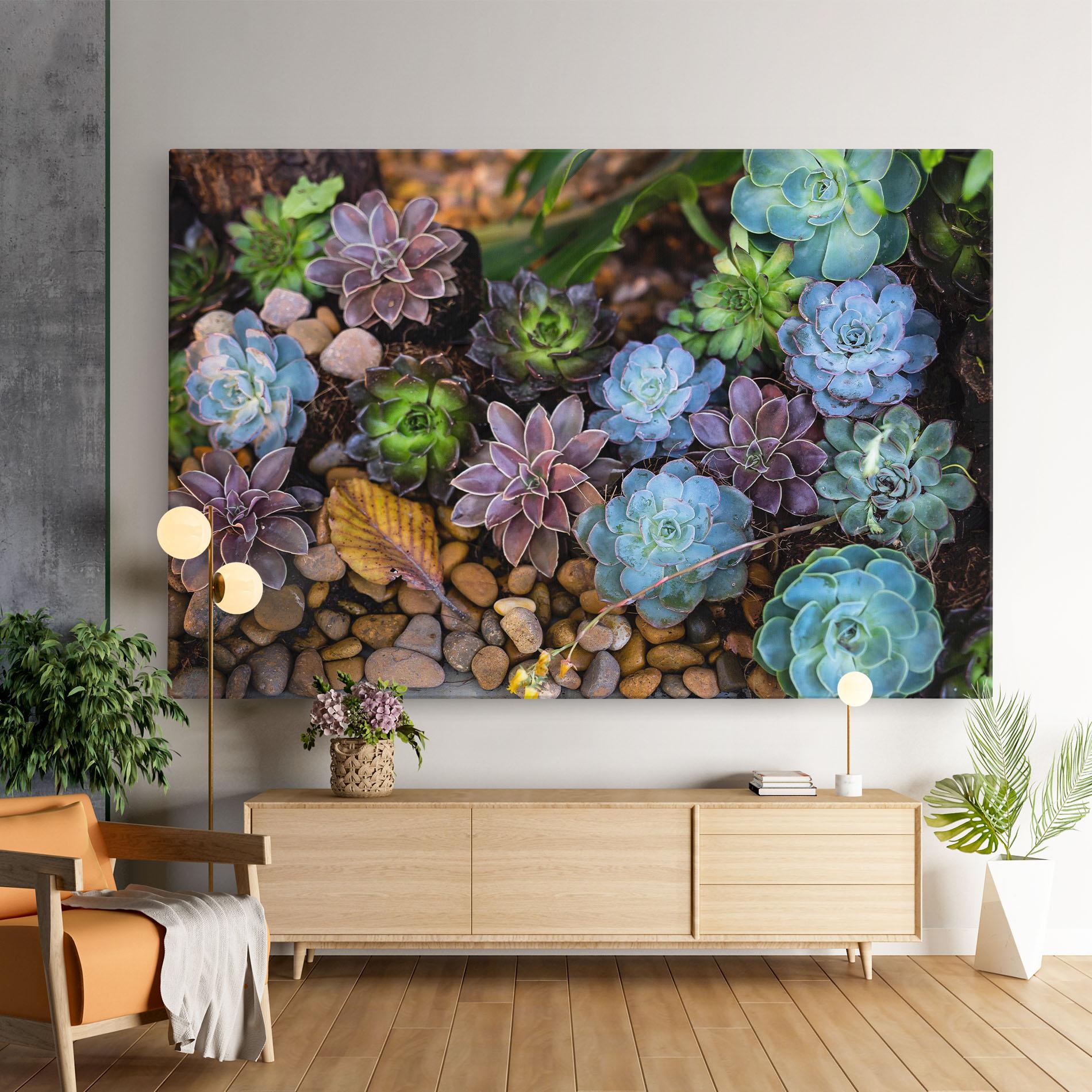 Картина на платно Colorful Flowers mockup 9