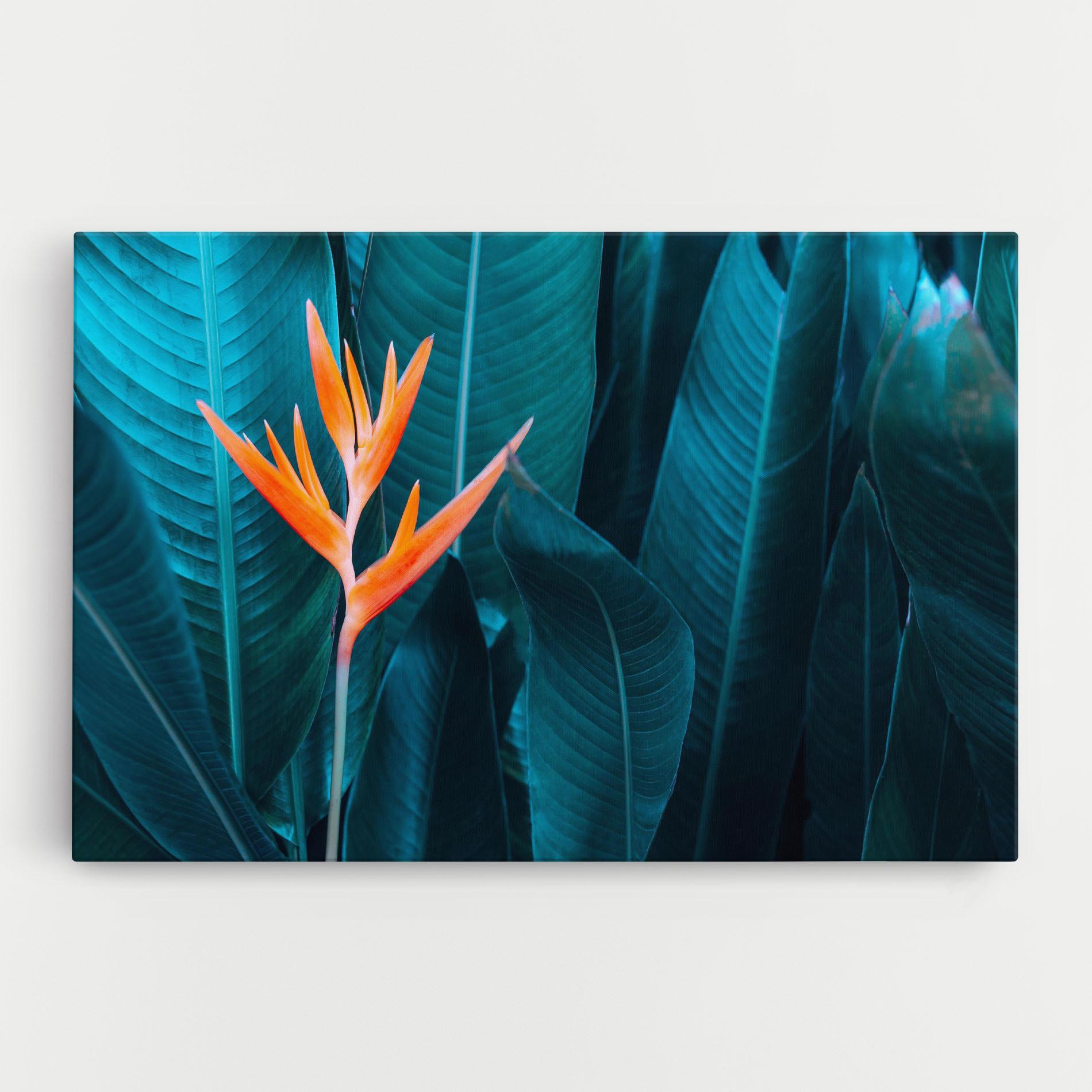 Картина на платно Orange Green Exotic mockup 0