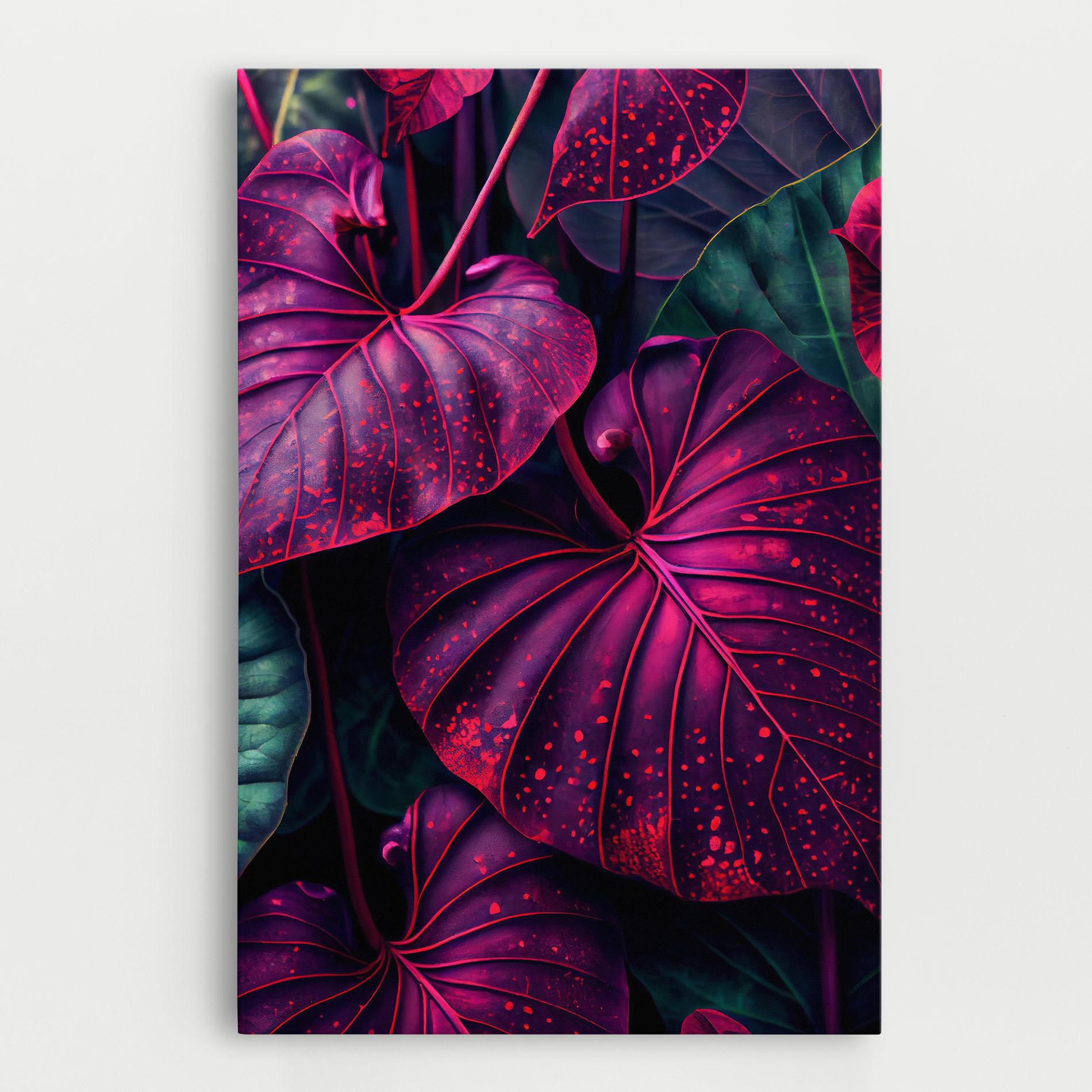 Картина на платно Big Purple Exotic mockup 0