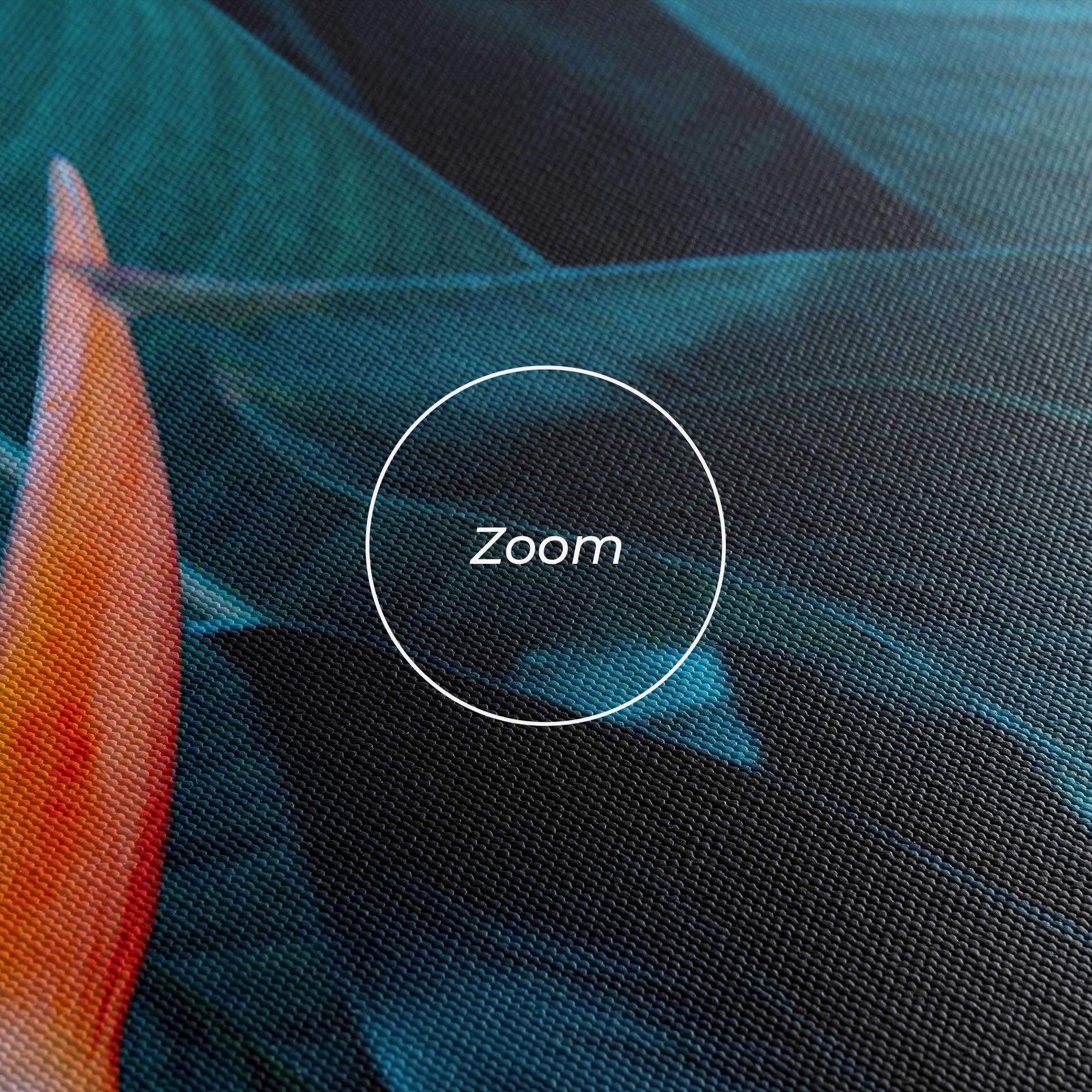 Картина на платно Orange Green Exotic mockup 3