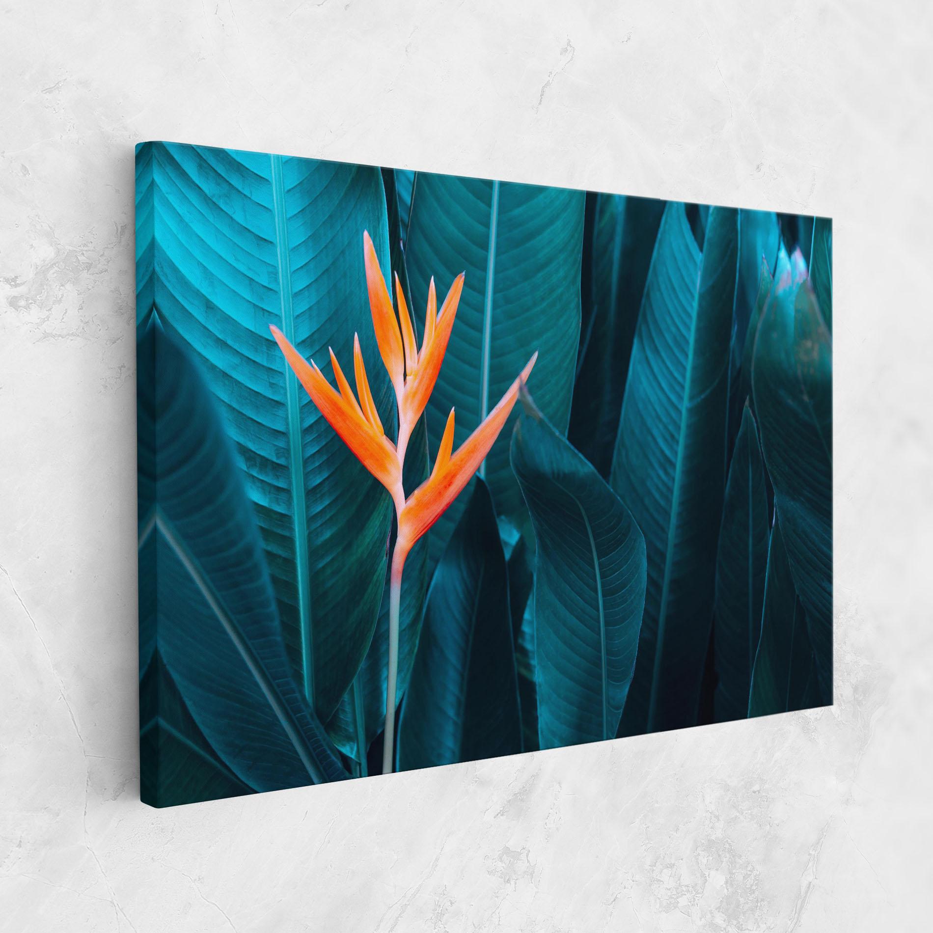 Картина на платно Orange Green Exotic mockup 1