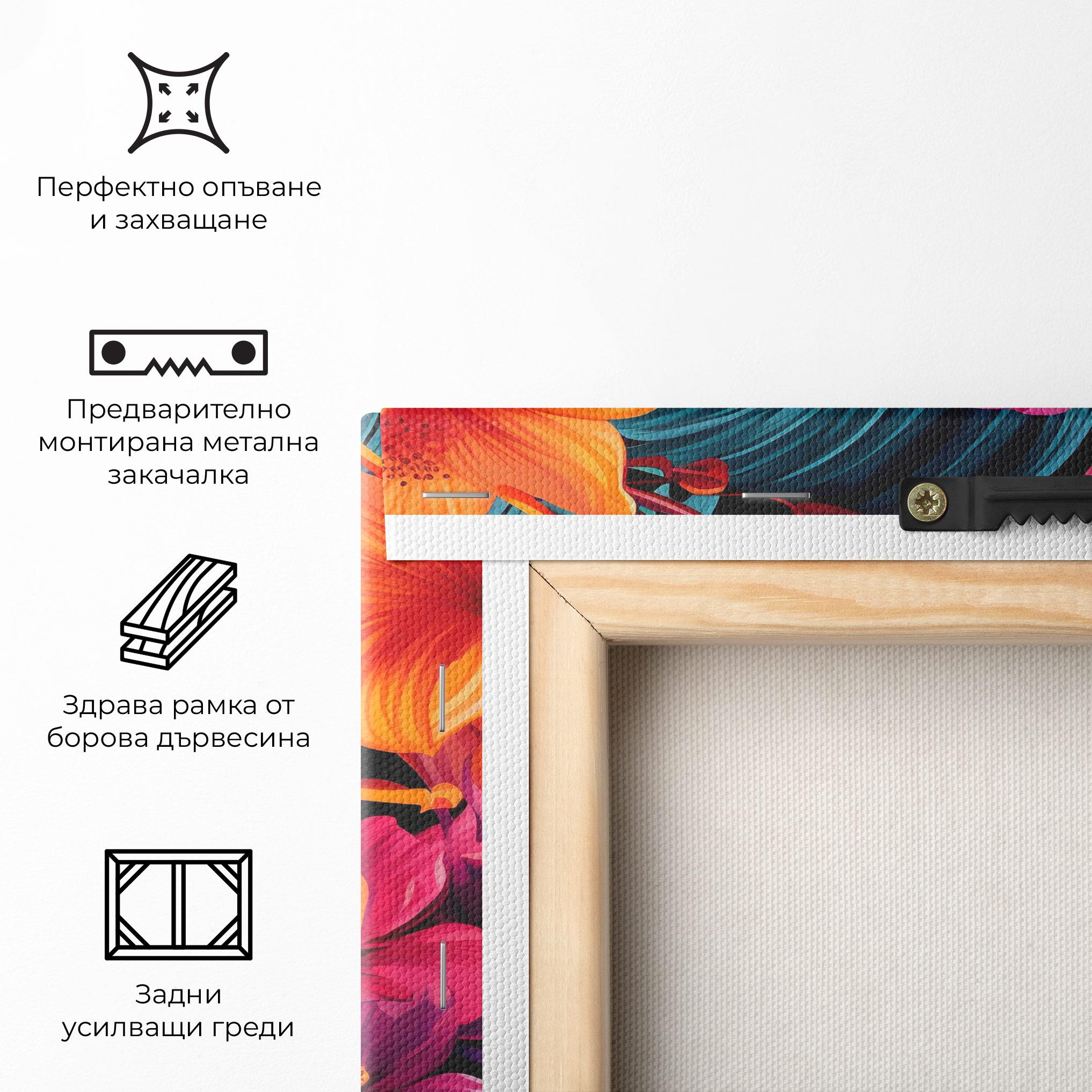 Картина на платно Exotic Patern mockup 5