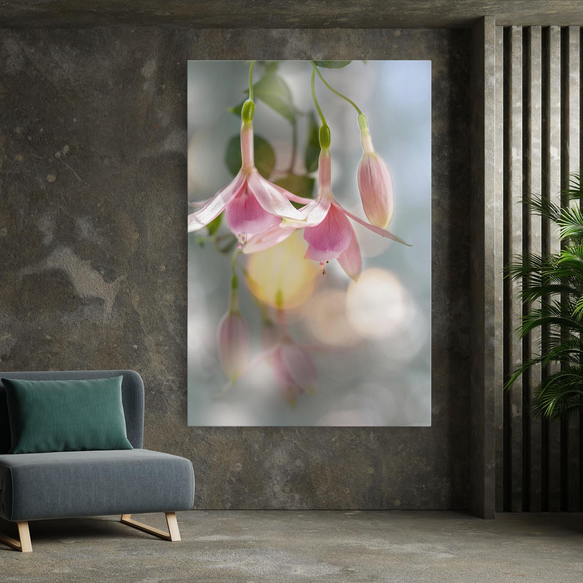 Картина на платно Dreamy Pink Exotic mockup 7