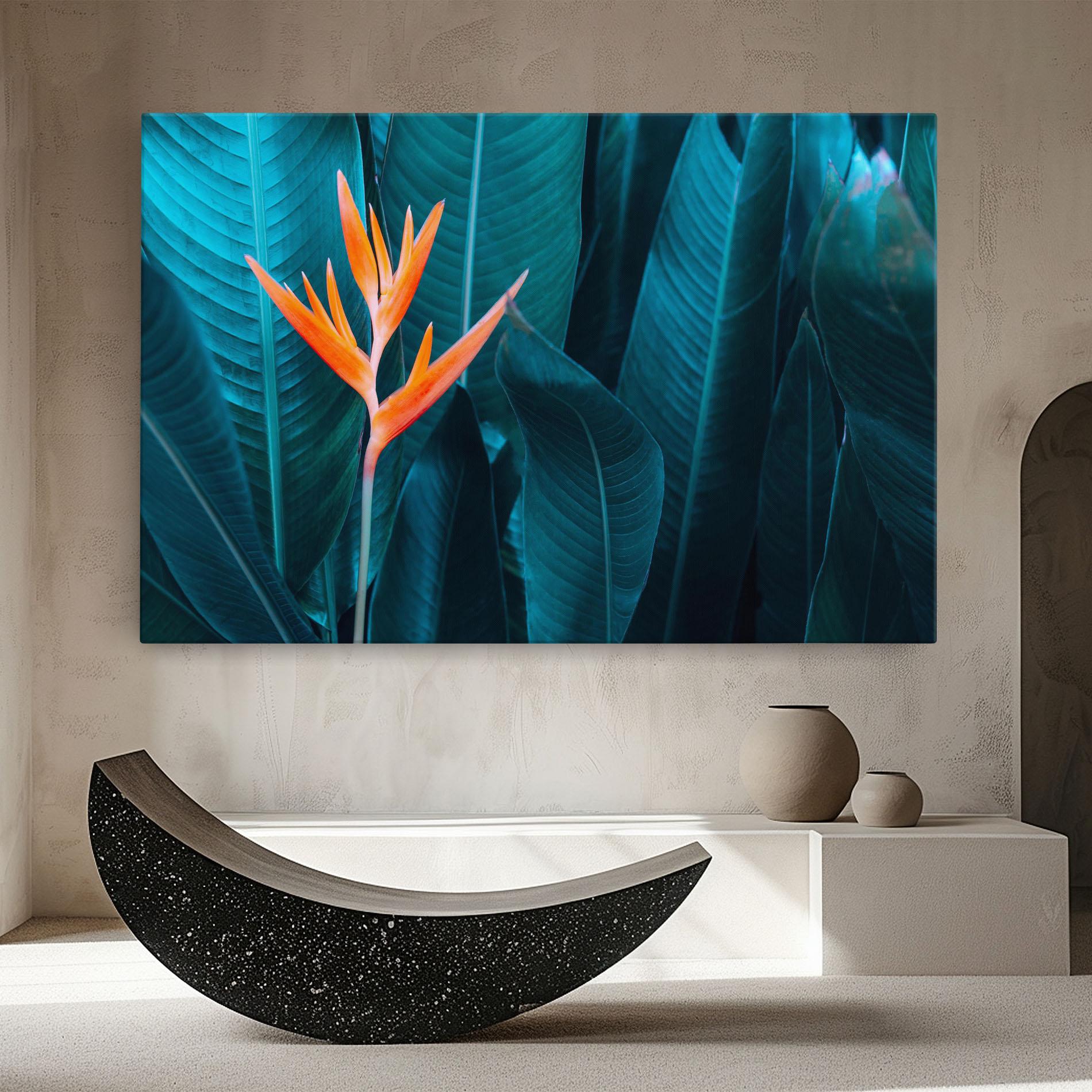 Картина на платно Orange Green Exotic mockup 8