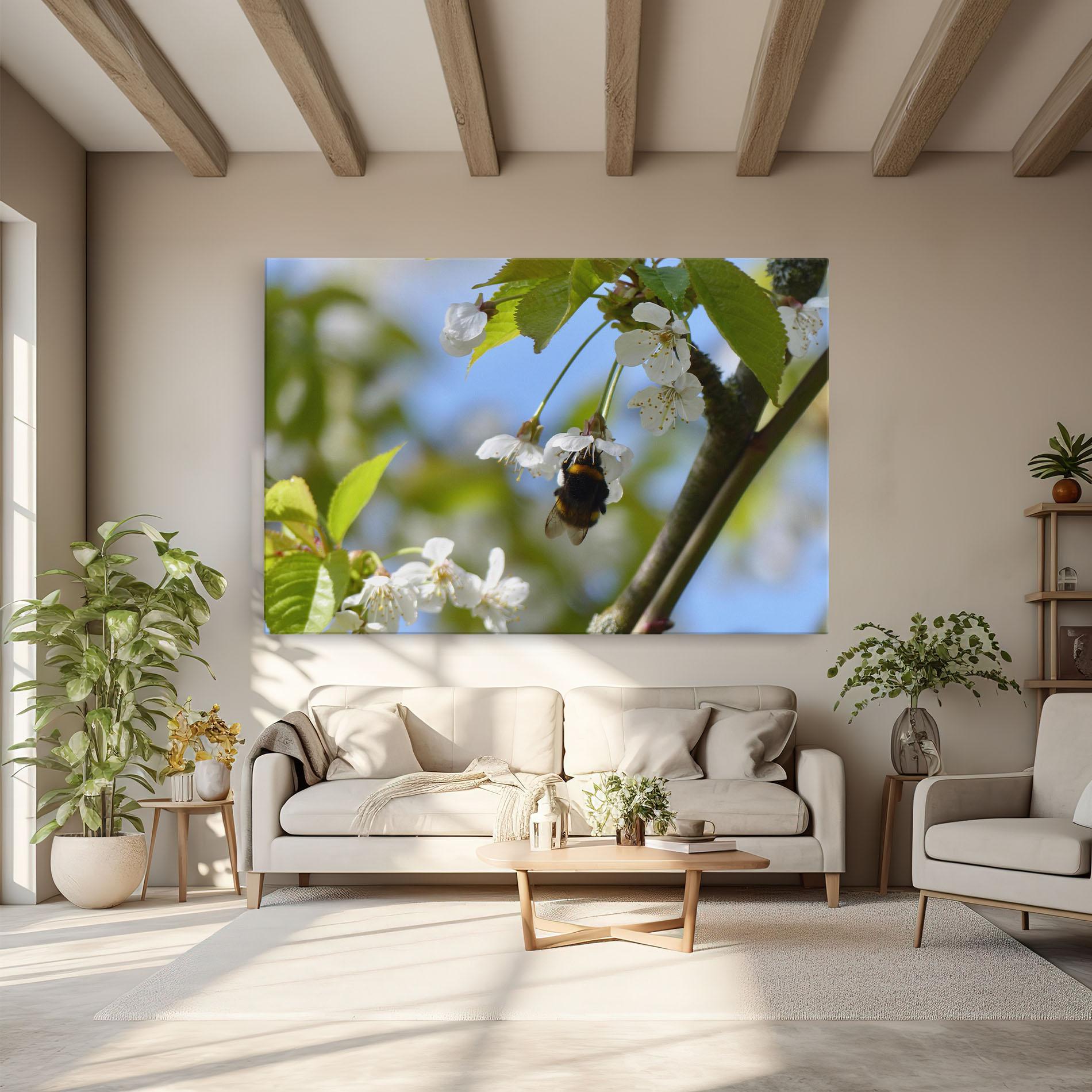 Картина на платно Bee Wild Tree mockup 6