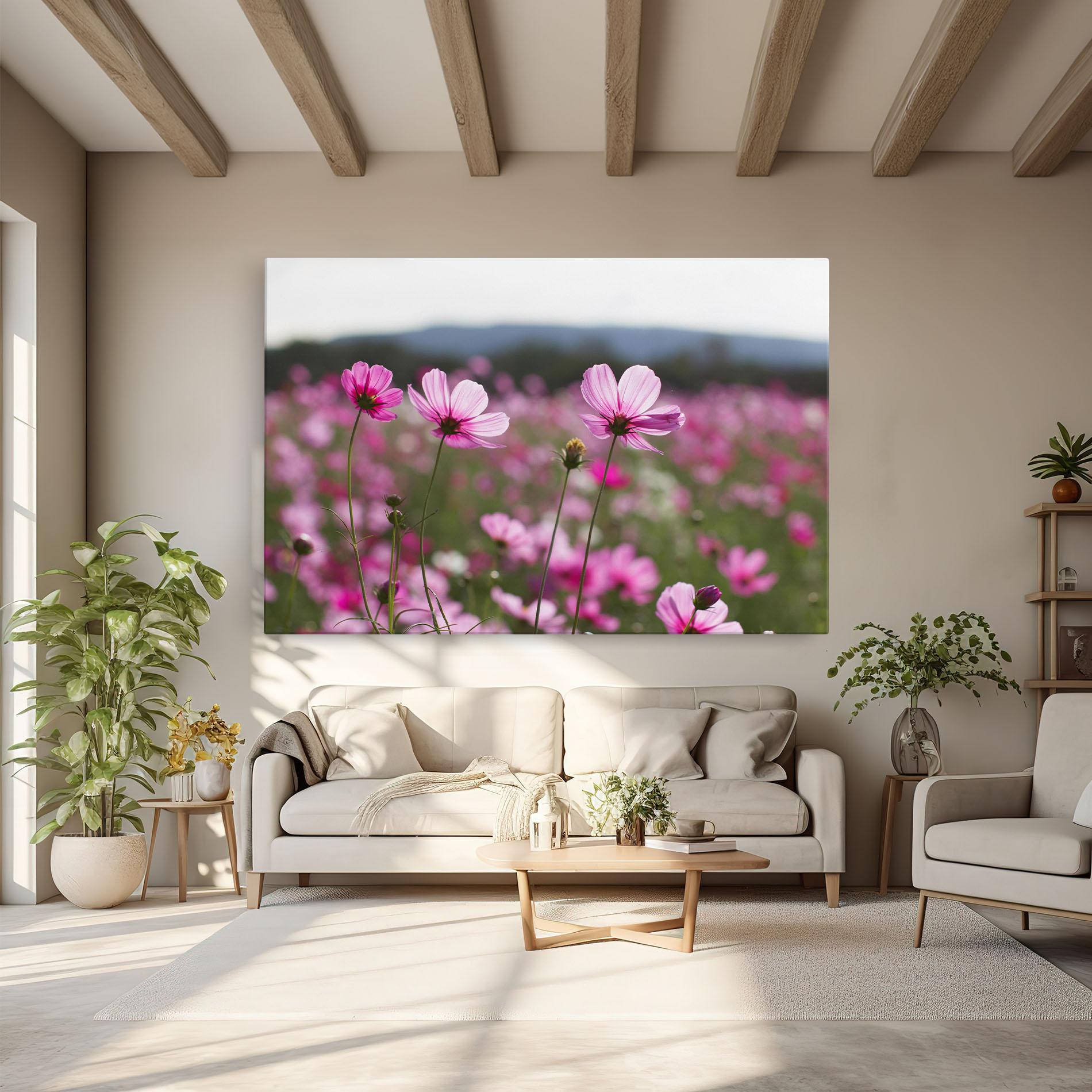 Картина на платно Cosmos Flower mockup 6