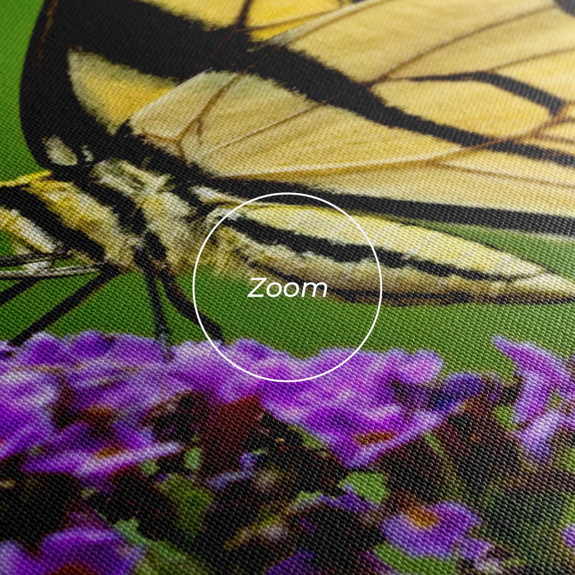 Картина на платно Cream Wild Butterfly mockup 3