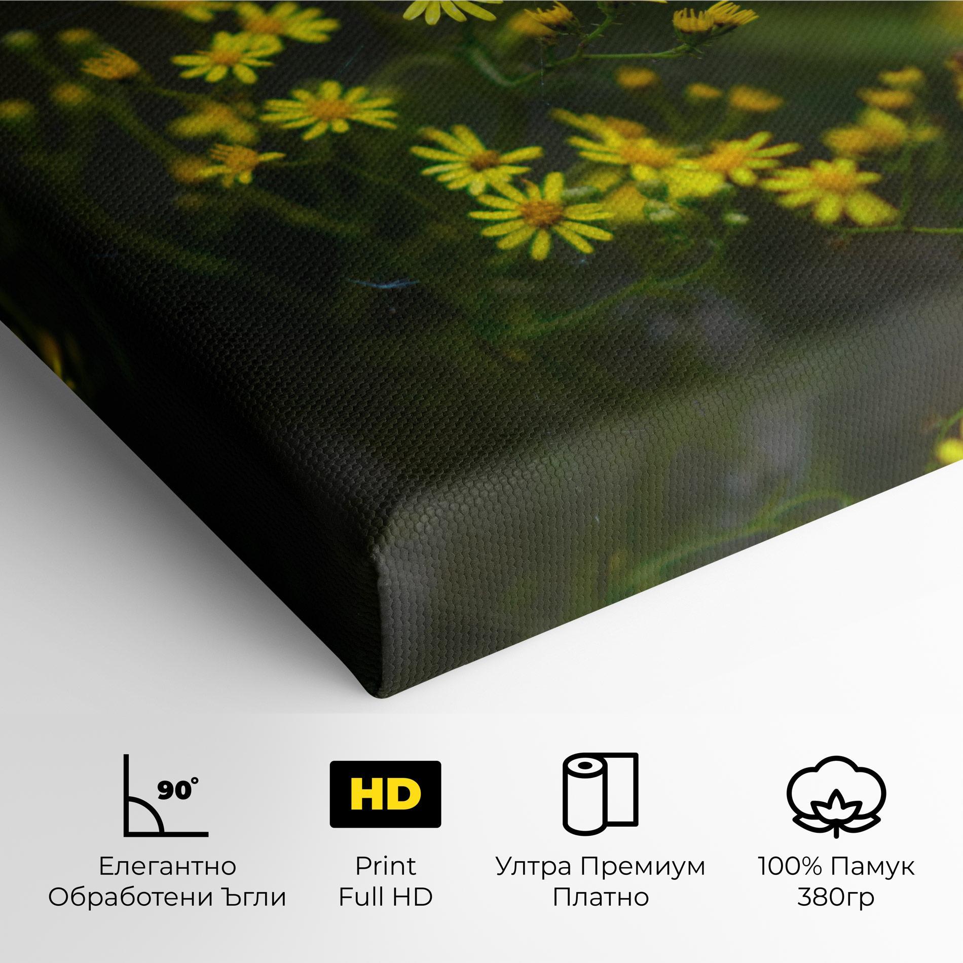 Картина на платно Small Wild Flowers mockup 4