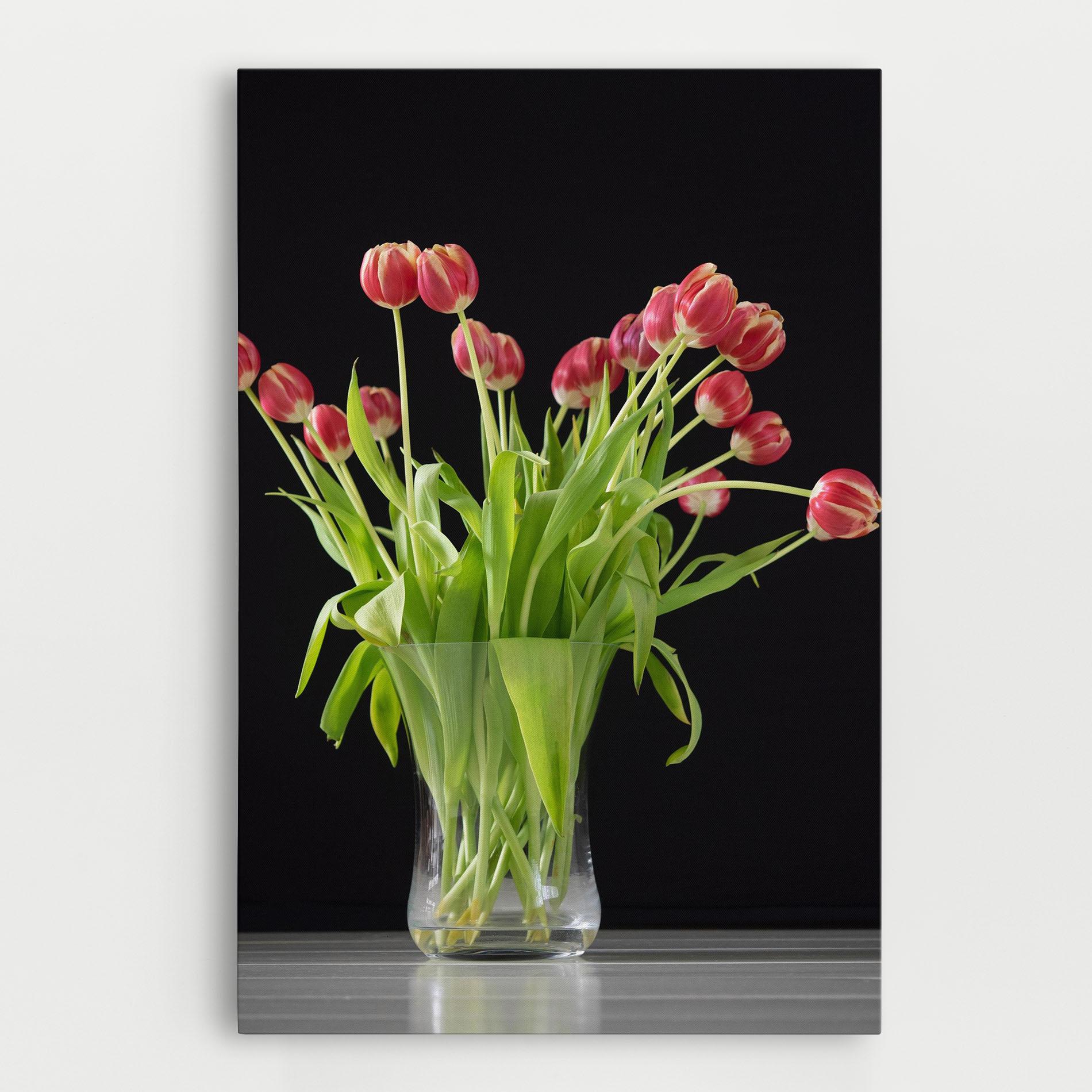 Картина на платно Tiny Tulips Vase mockup 0