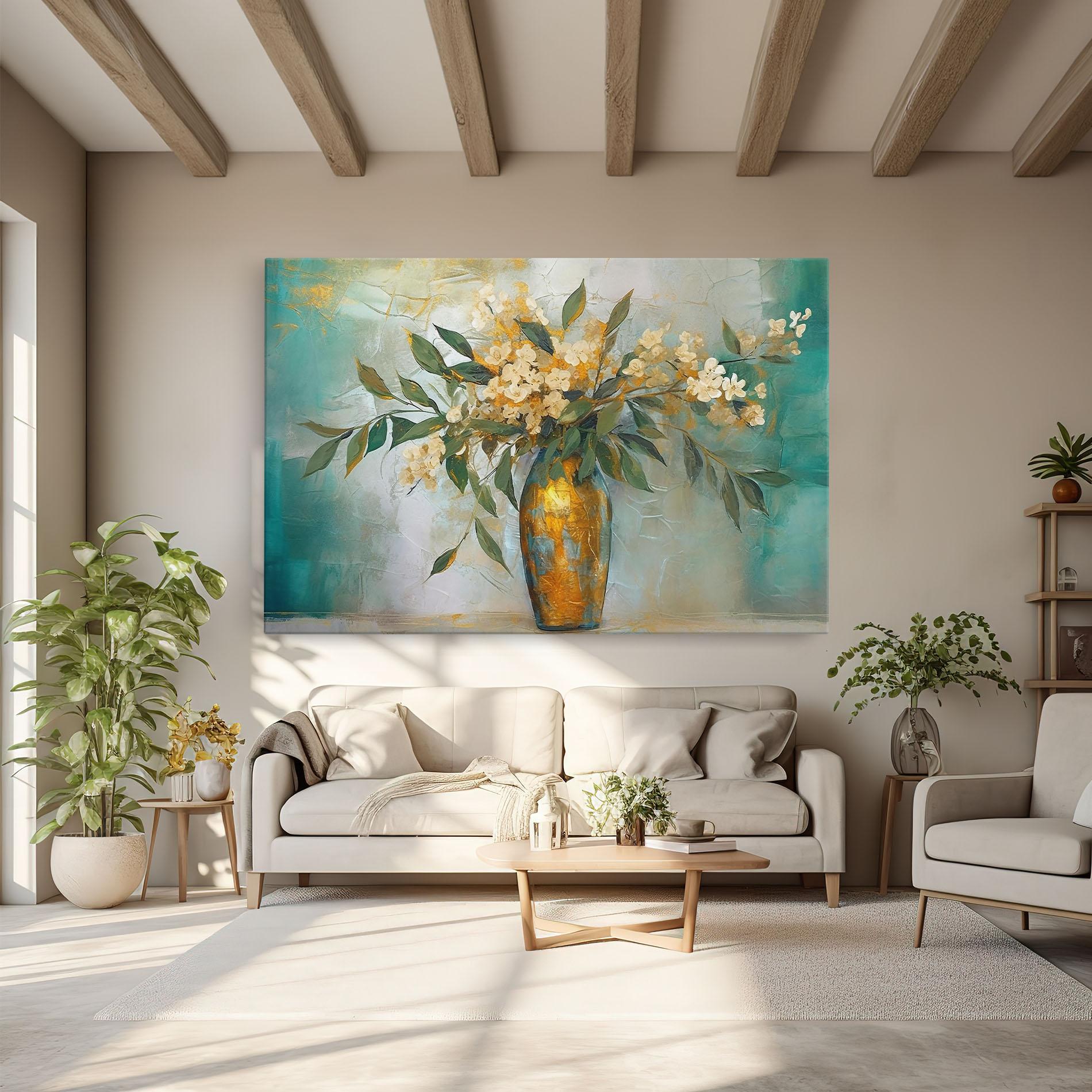 Картина на платно Abstract Vase Art mockup 6