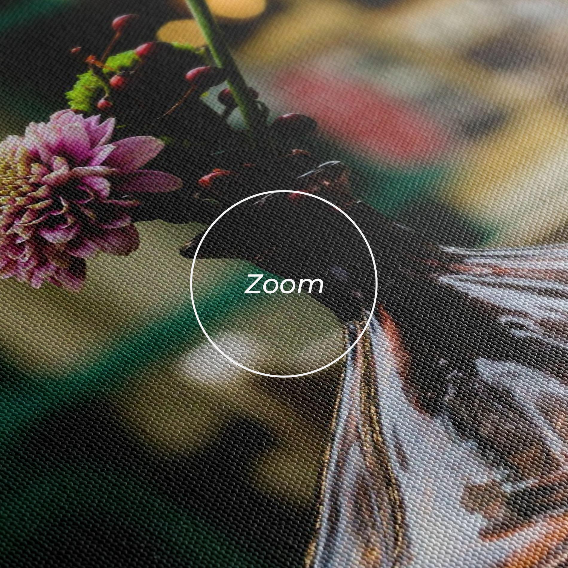 Картина на платно Pink Vase Flower mockup 3