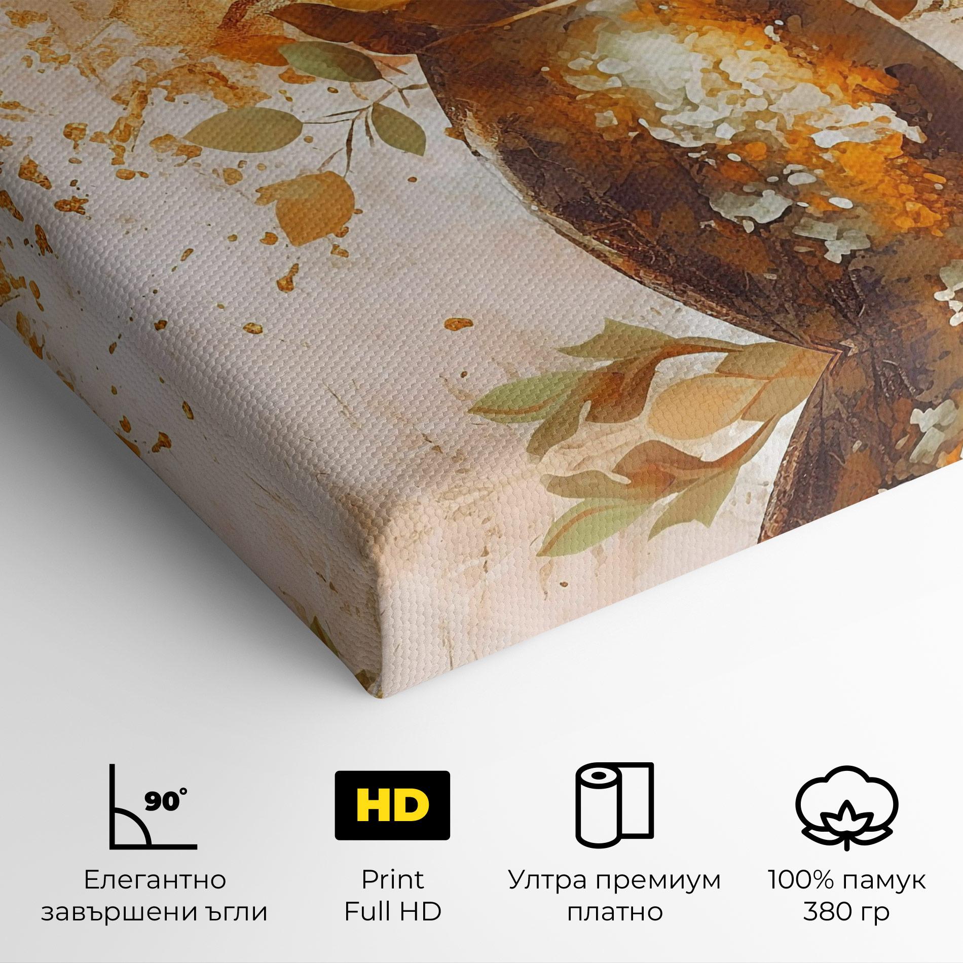 Картина на платно Brown Vase Art mockup 4