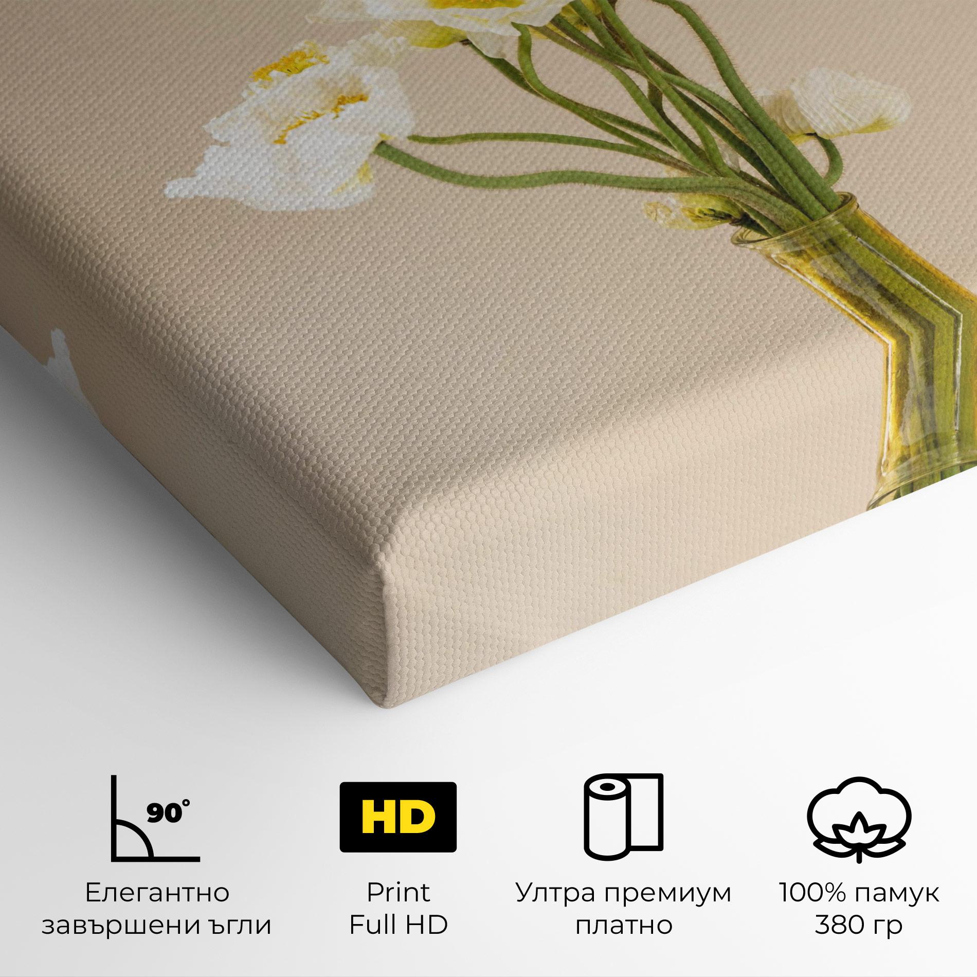 Картина на платно Pretty Vase mockup 4