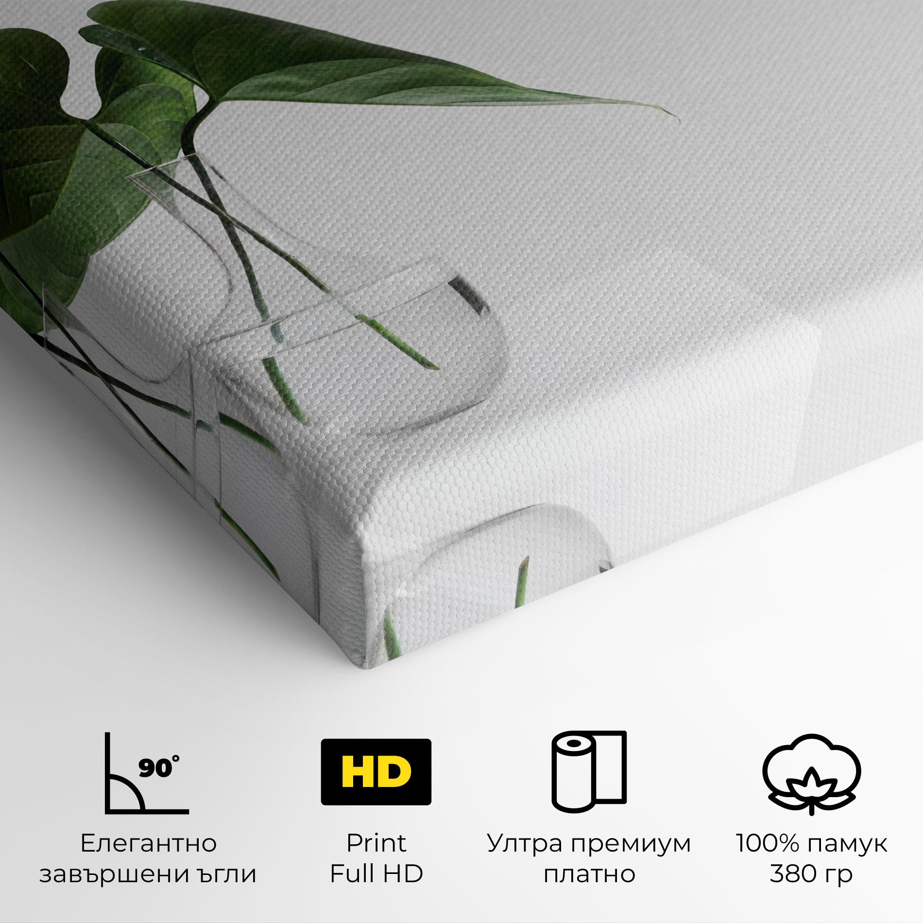 Картина на платно White Table Vase mockup 4