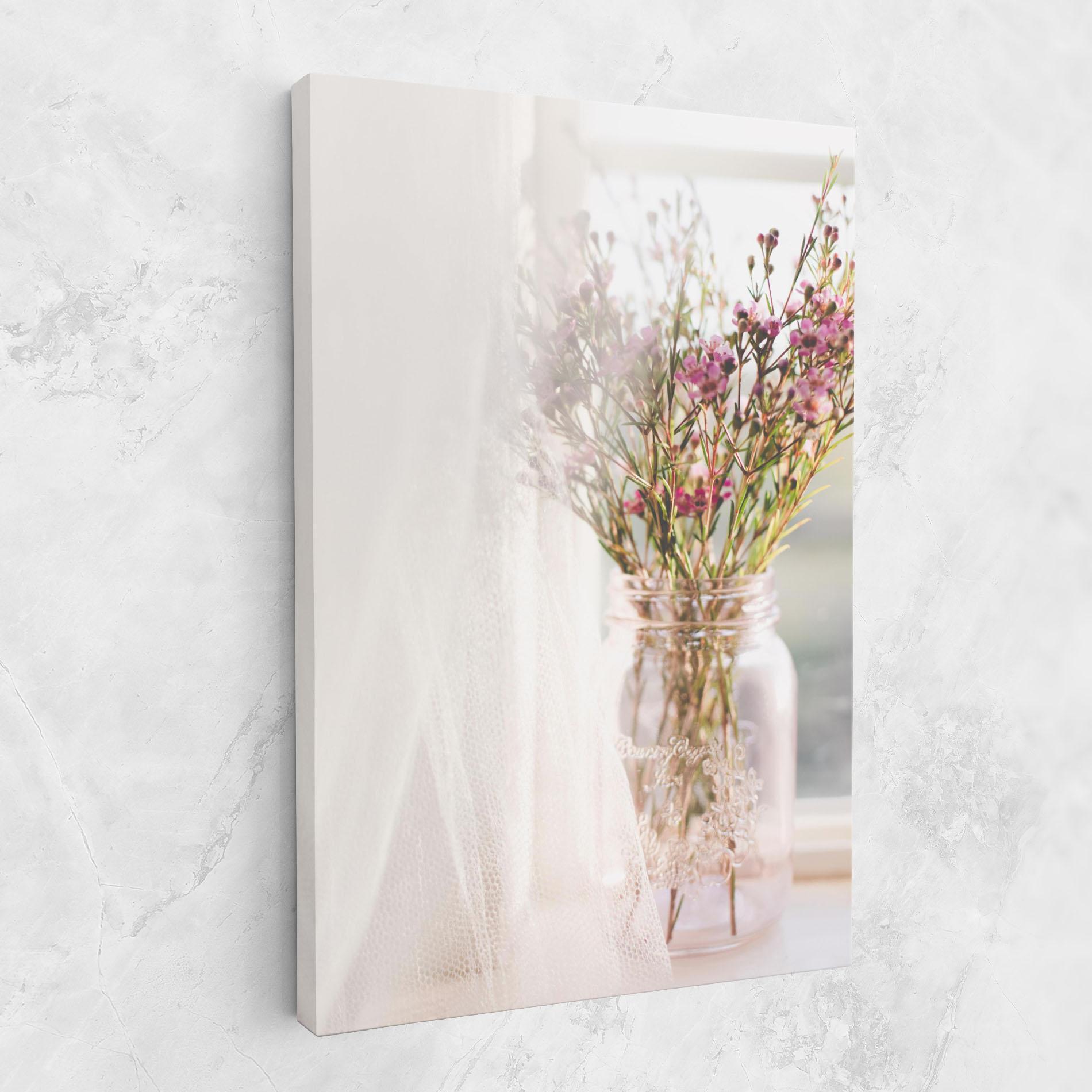 Картина на платно Field Flowers Vase mockup 1