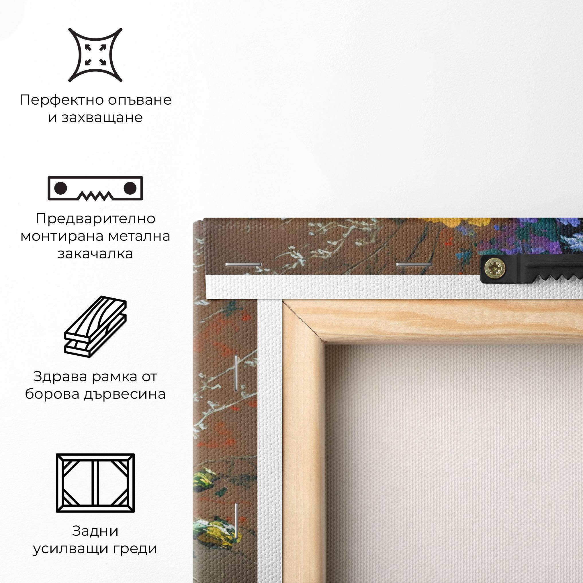 Картина на платно Yellow Art Vase mockup 5