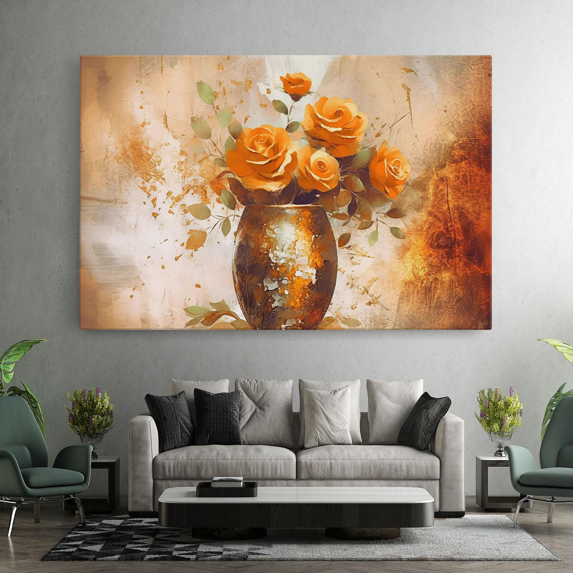 Картина на платно Brown Vase Art mockup 7