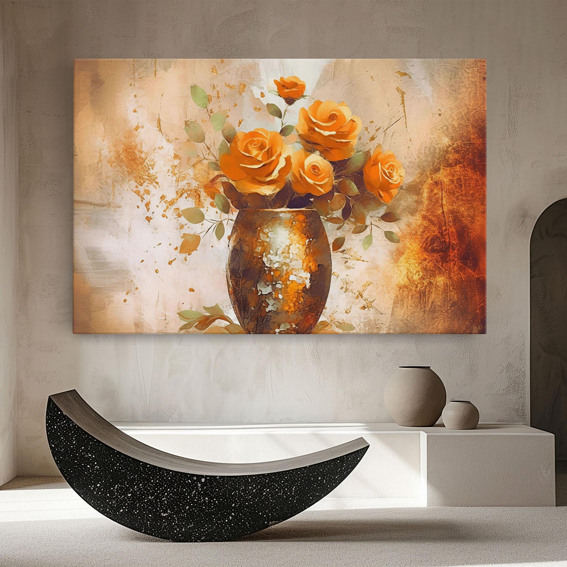 Картина на платно Brown Vase Art mockup 8