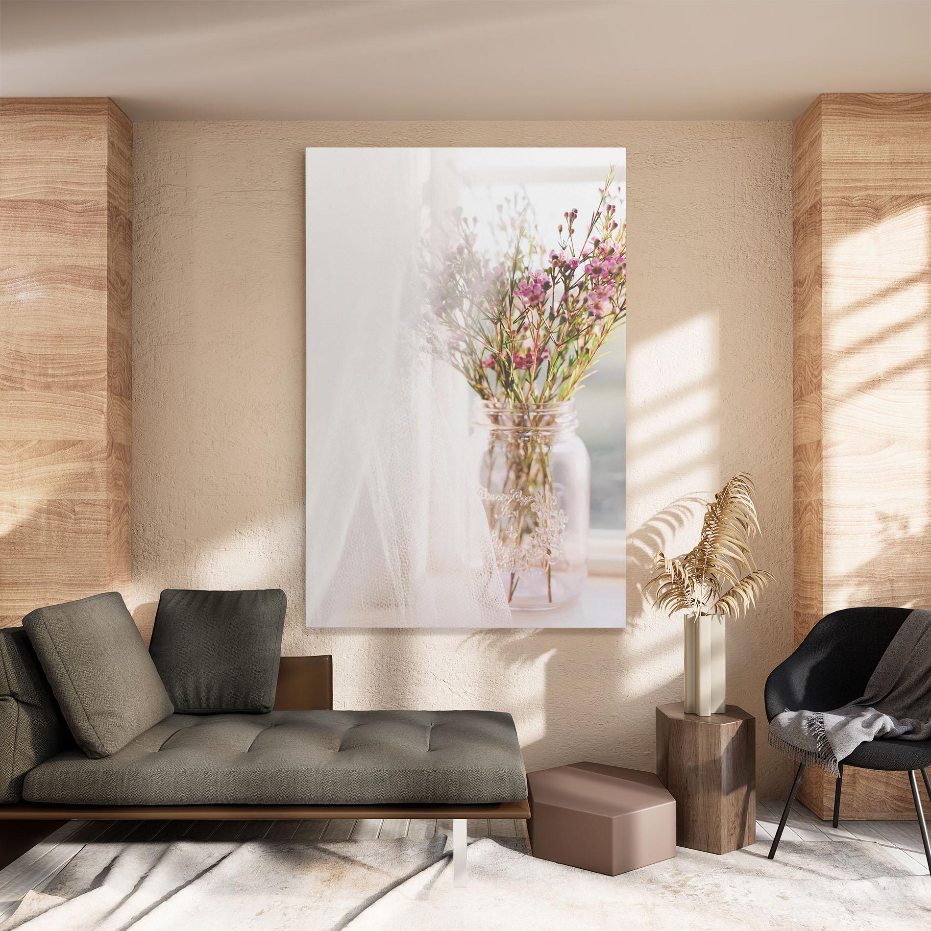 Картина на платно Field Flowers Vase mockup 8