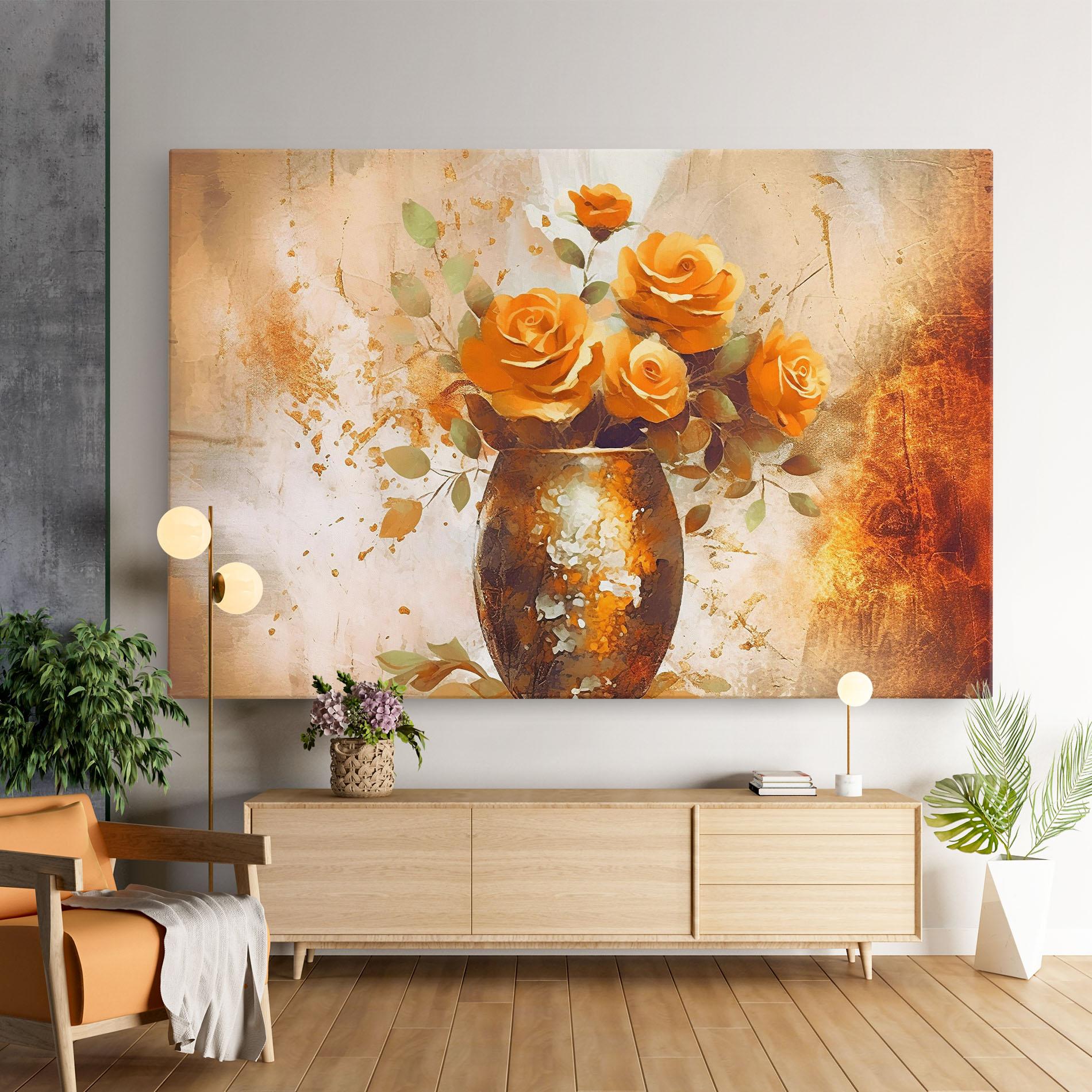 Картина на платно Brown Vase Art mockup 9