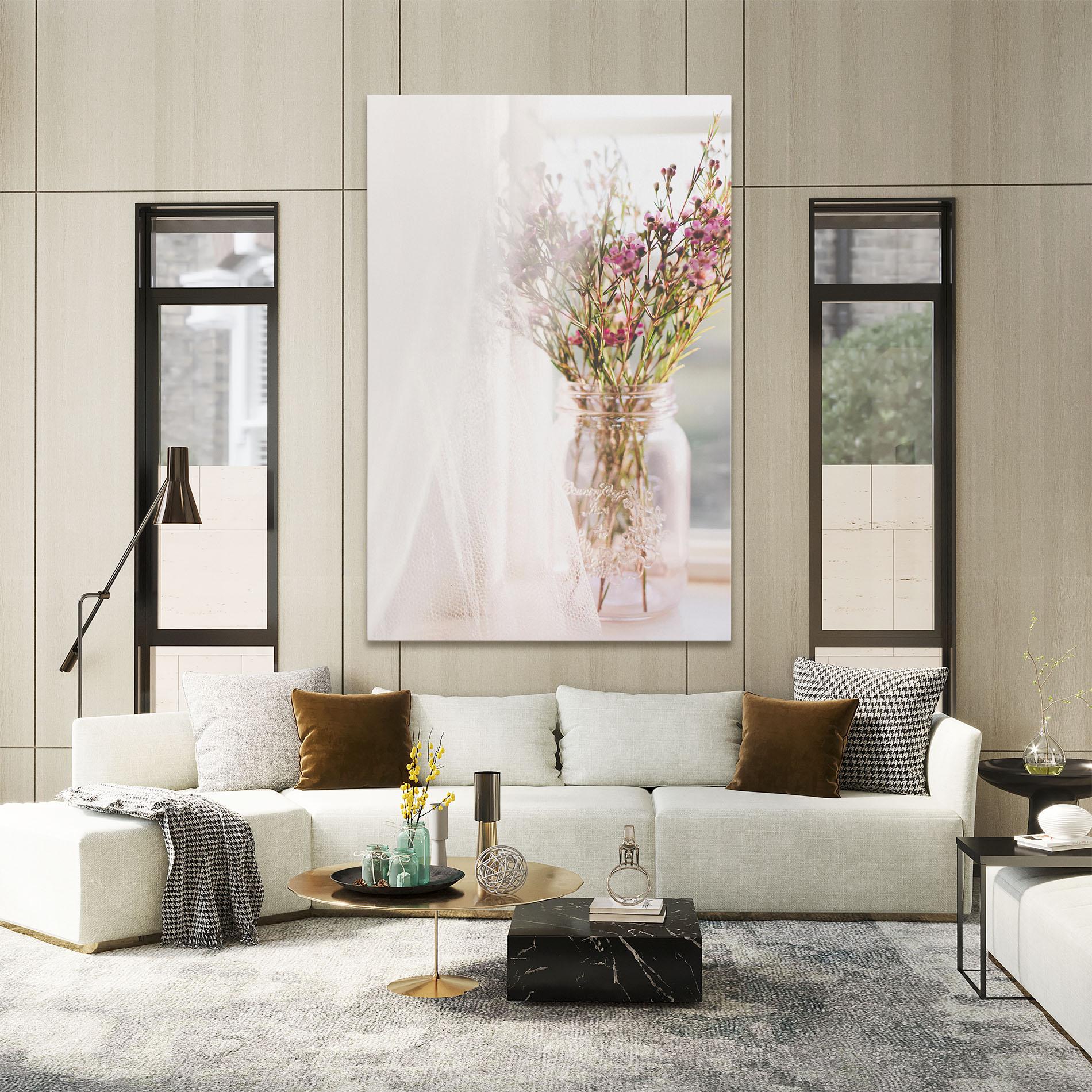 Картина на платно Field Flowers Vase mockup 2